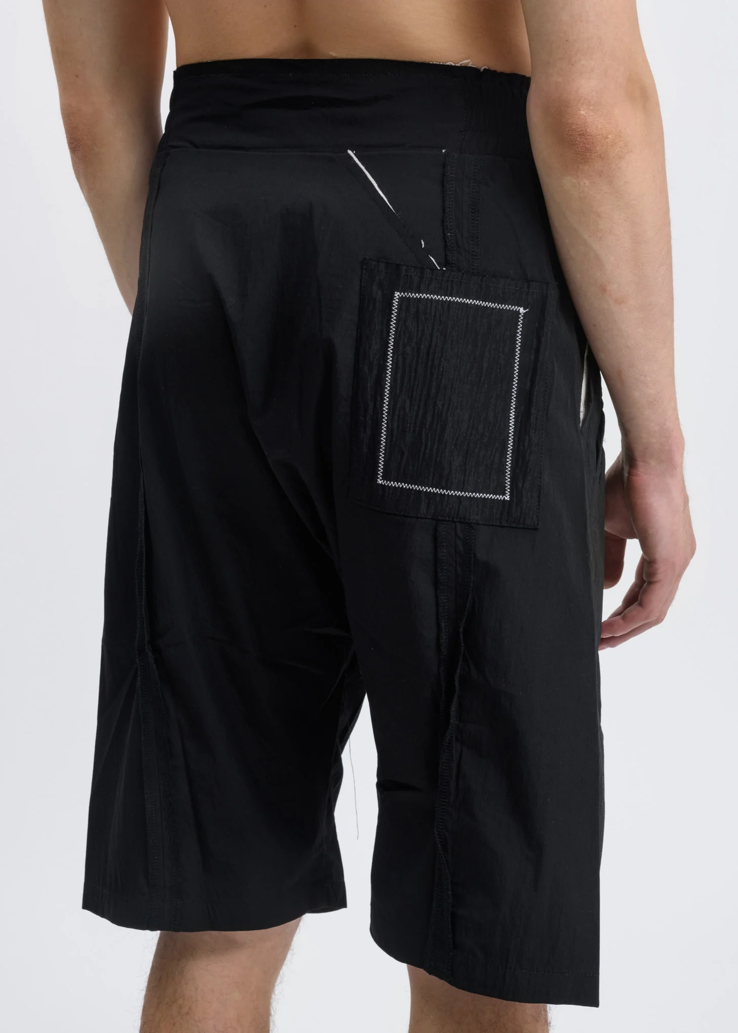 Black Nylon Trousers - Image 2