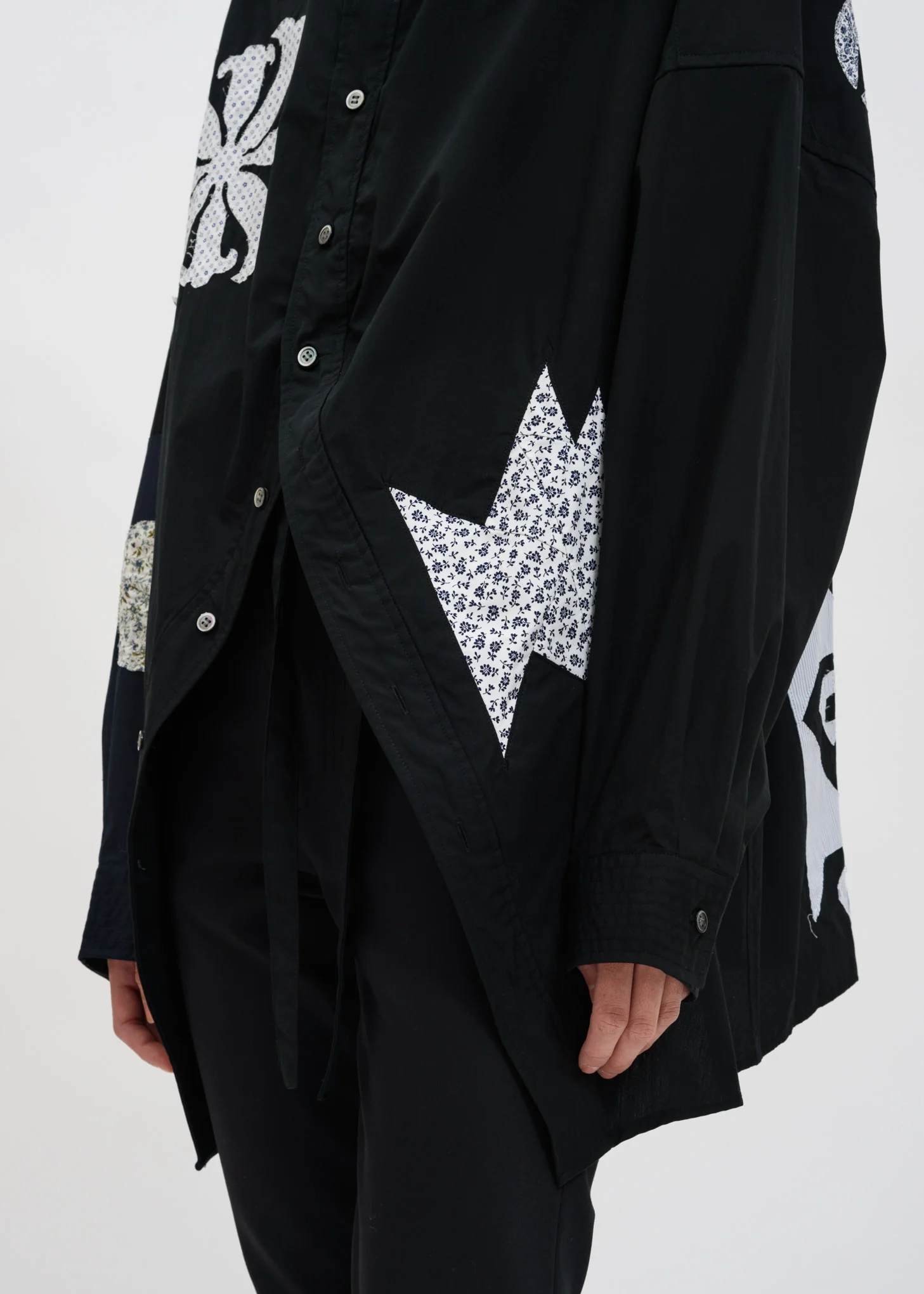 Black Off Shoulder Shirt - Image 5