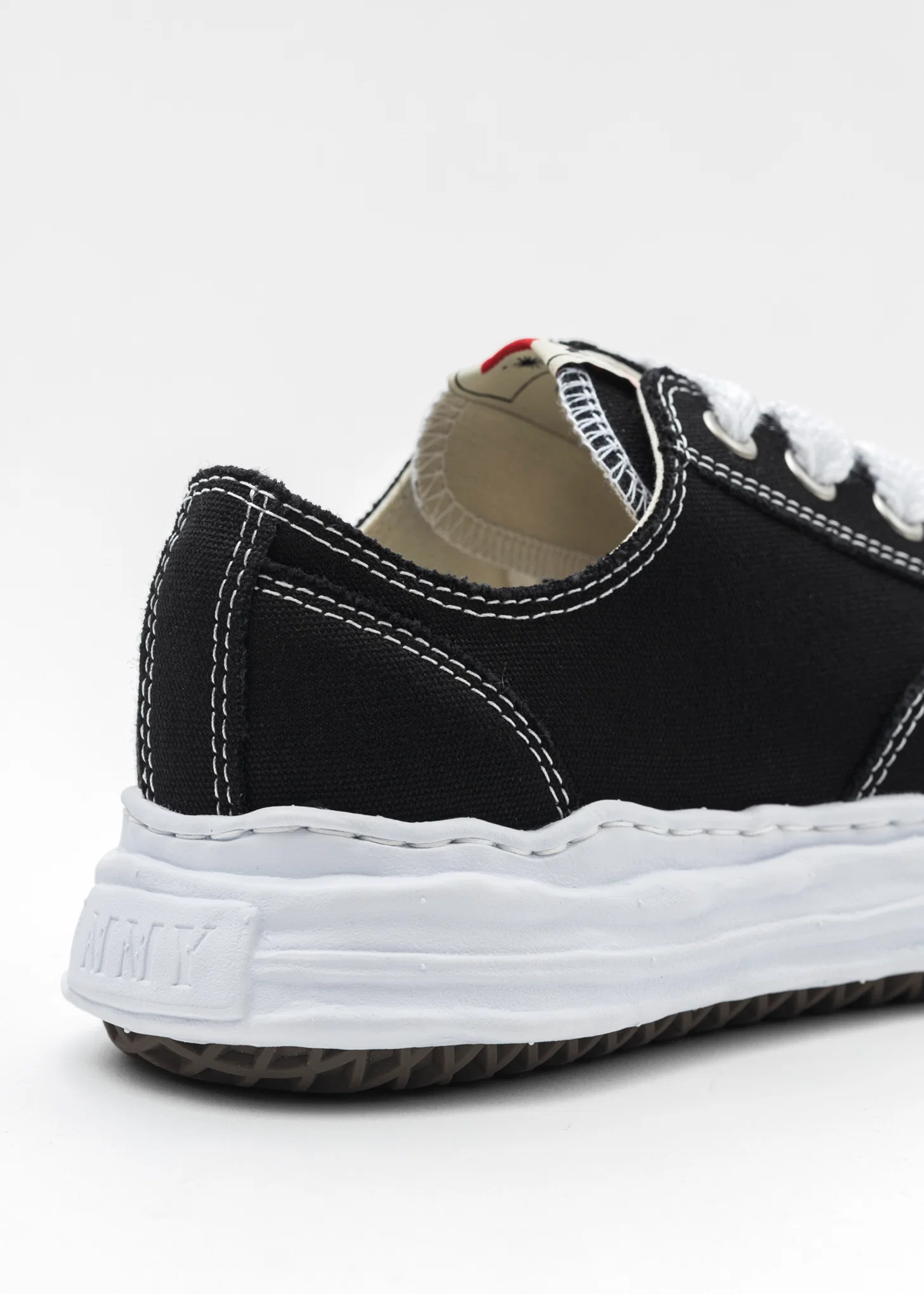 Black OG Sole Canvas Low-Top Sneaker (HANK LOW) - Image 7