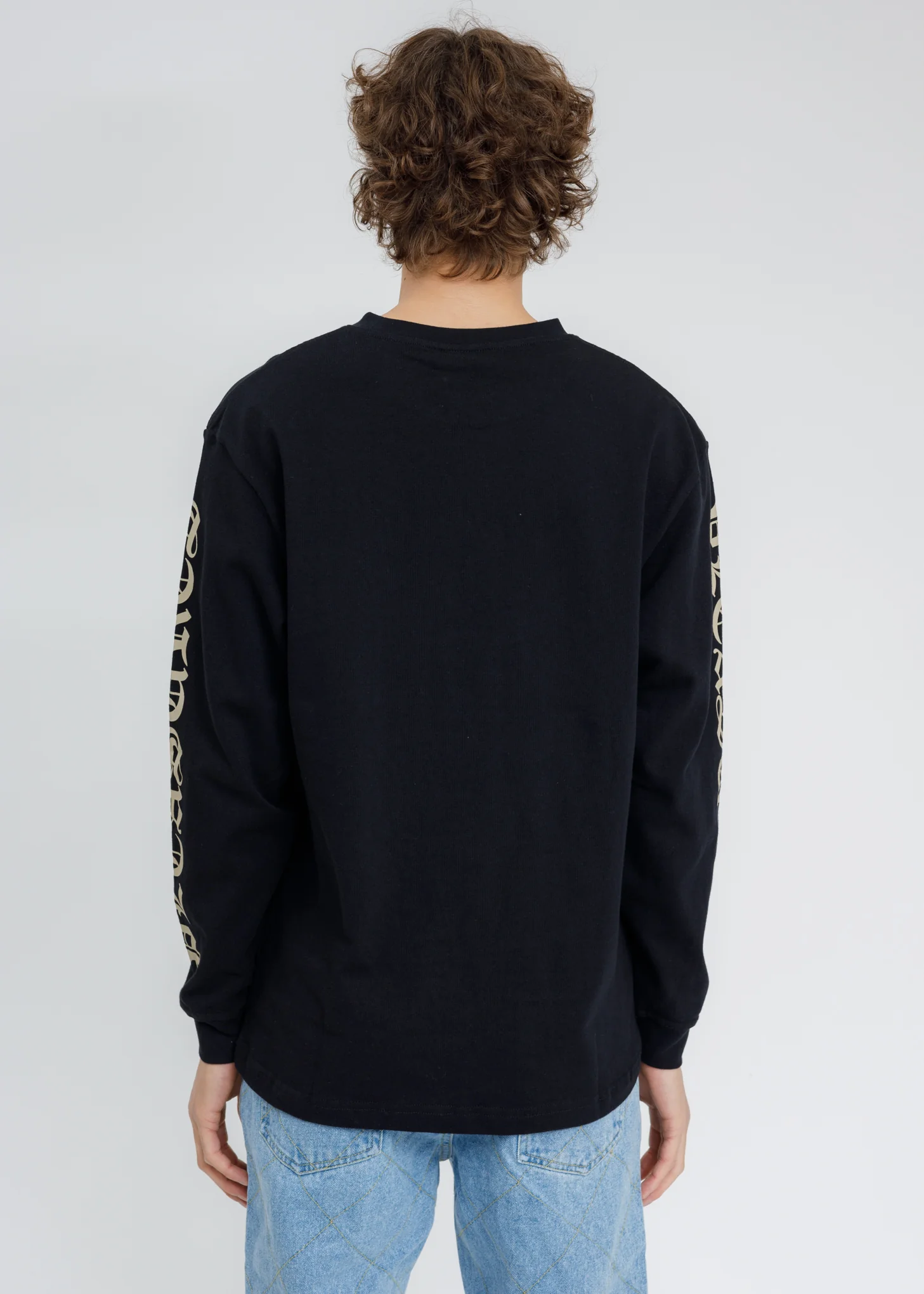 Black Old E Heavyweight Long Sleeves - Image 4