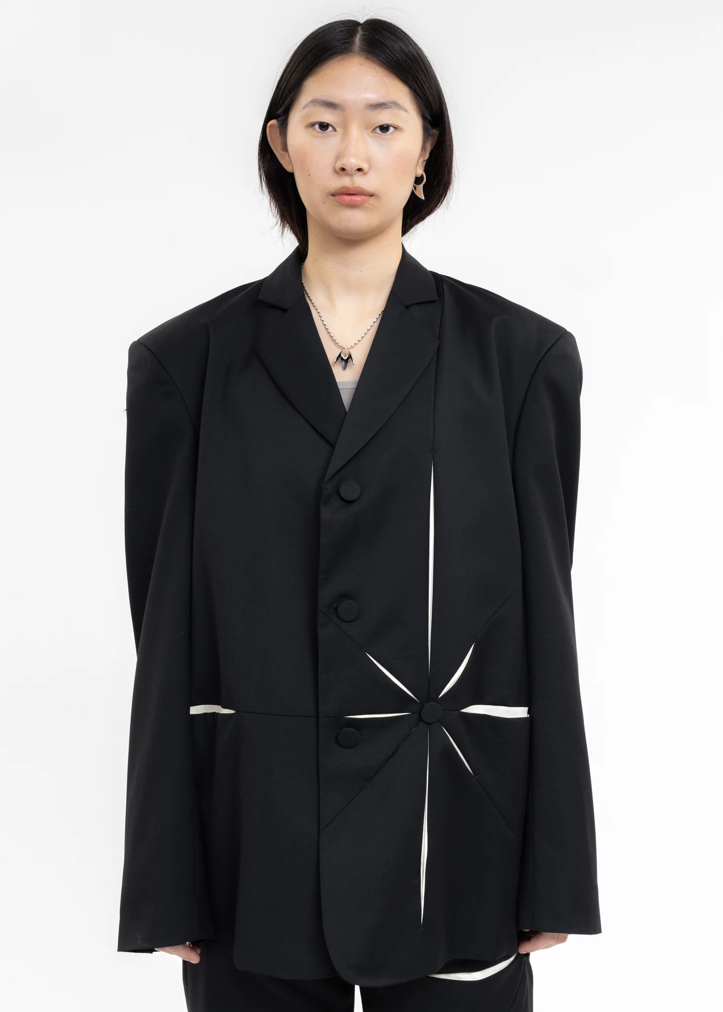 Black Origami Blazer