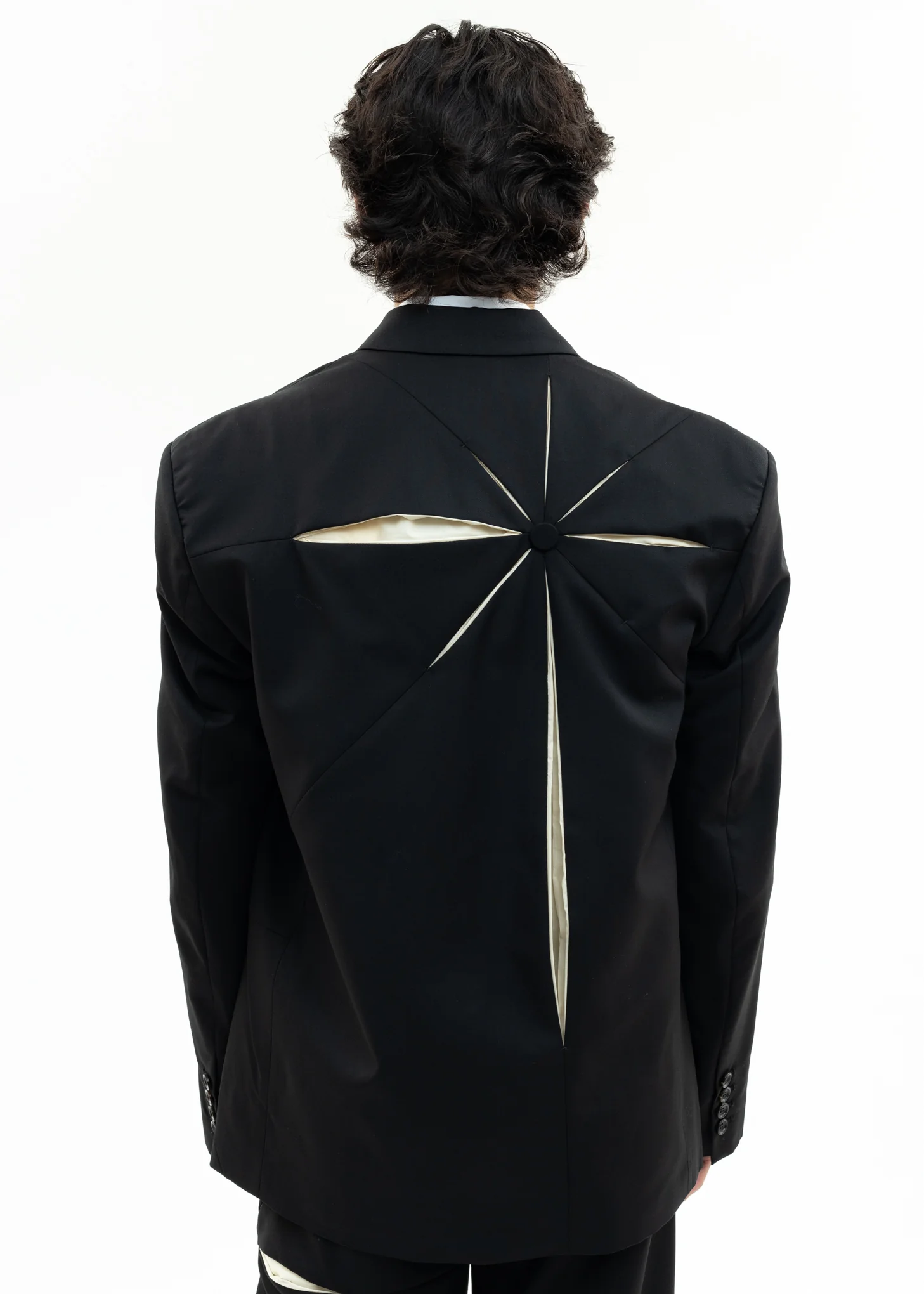 Black Origami Blazer - Image 2
