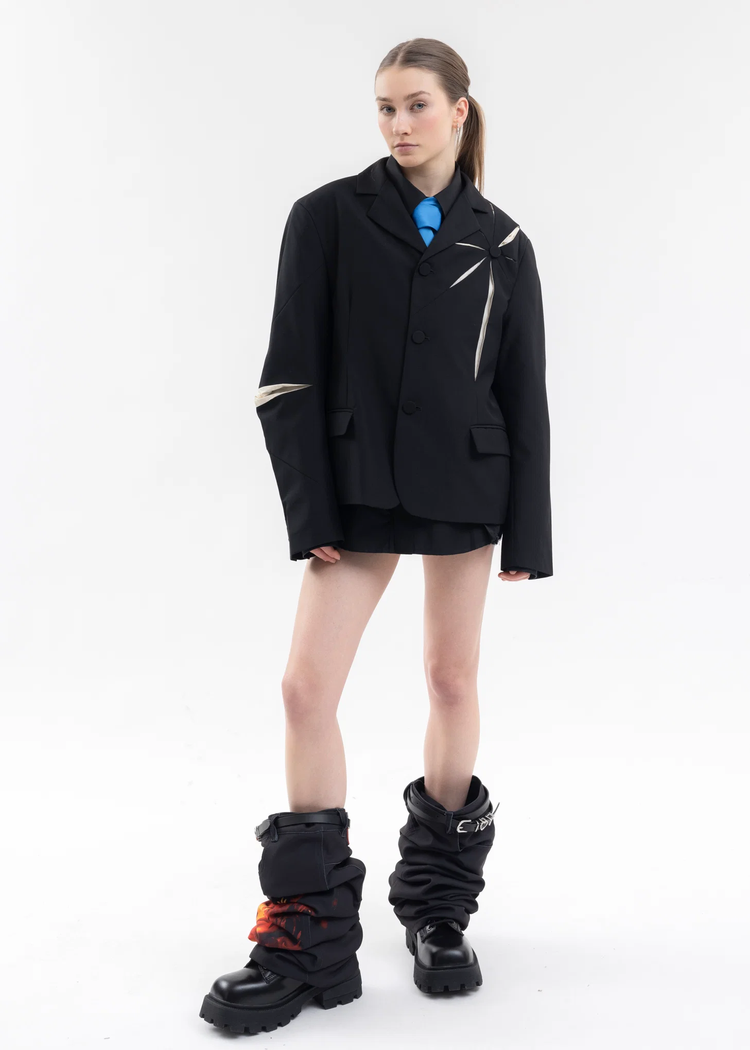 BLACK ORIGAMI BLAZER - Image 6