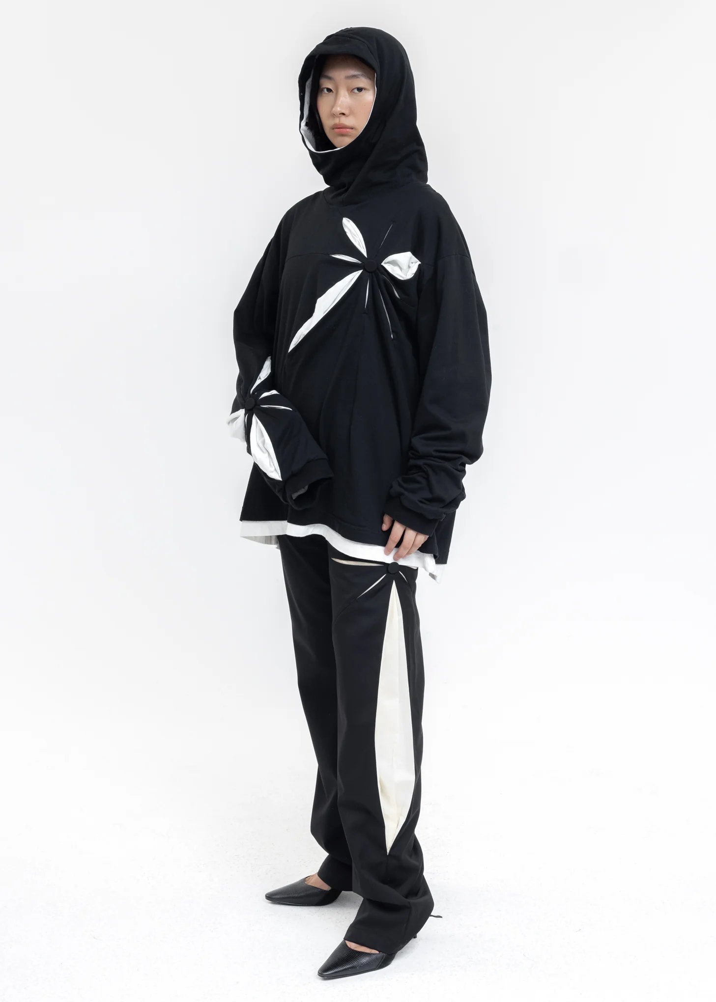 Black Origami Hoodie - Image 10