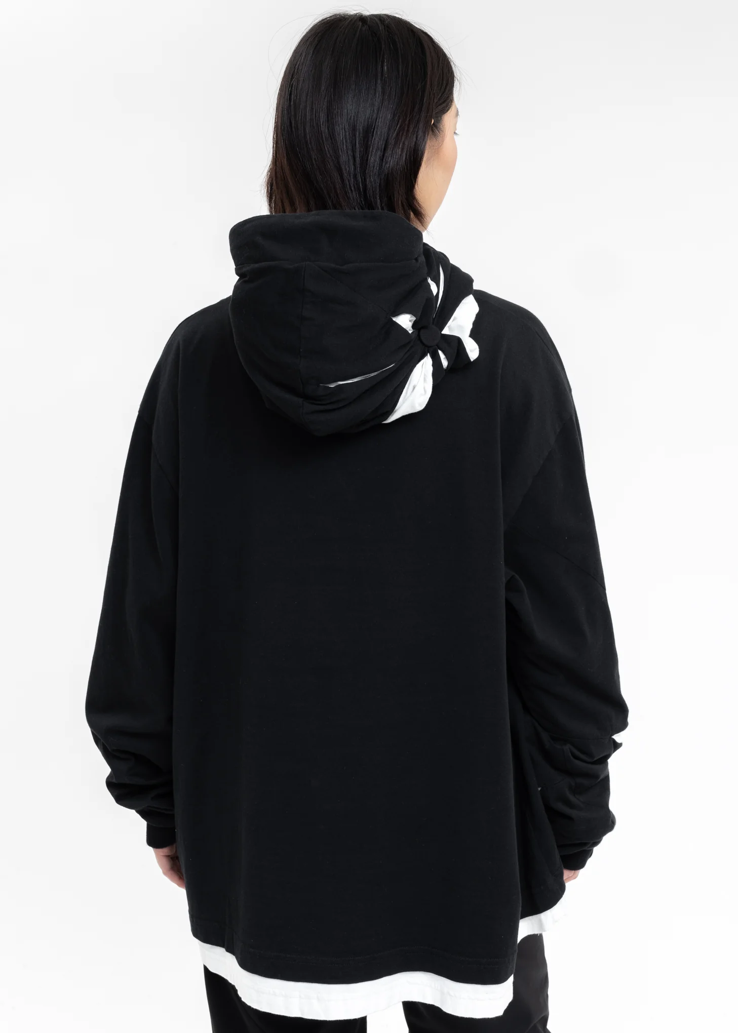 Black Origami Hoodie - Image 2