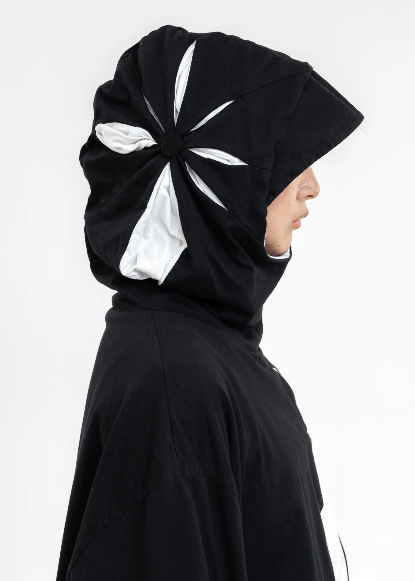 Black Origami Hoodie - Image 8