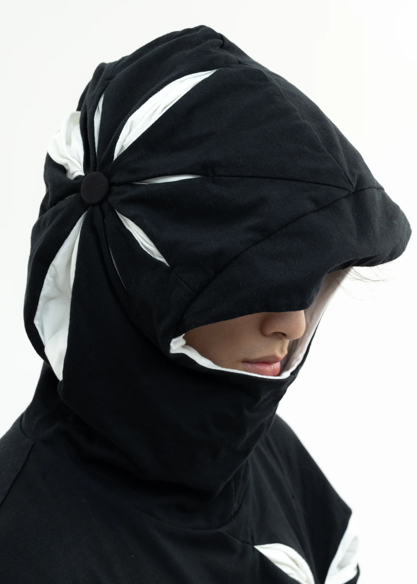 Black Origami Hoodie - Image 5