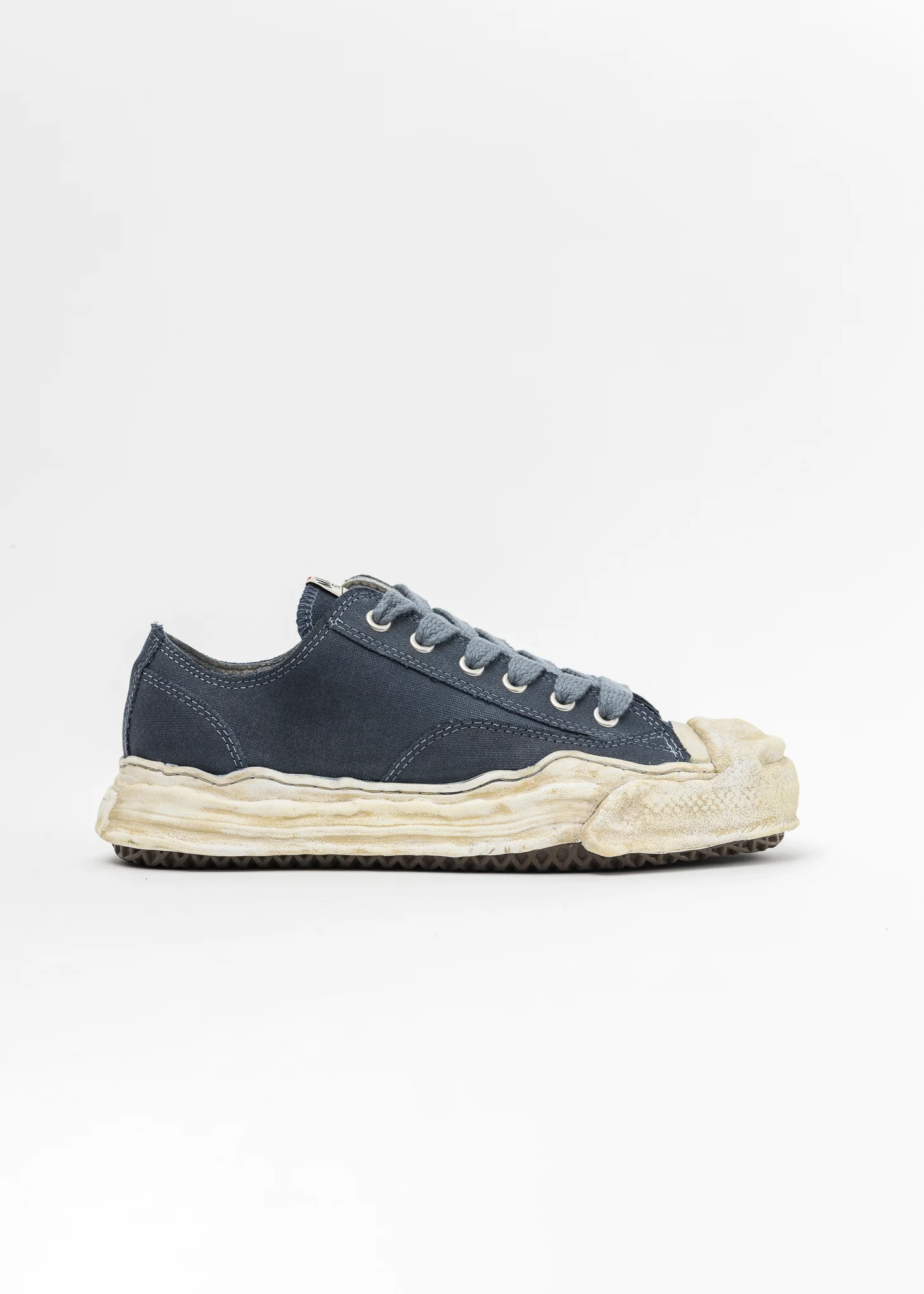 Black Original Sole Canvas Garment Dye Lowcut Sneaker (HANK) - Image 5