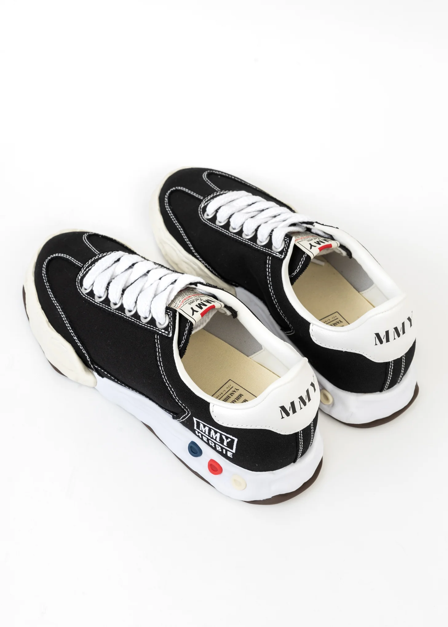 Black Original Sole Canvas Low-Top Sneaker (HARBIE LOW) - Image 2