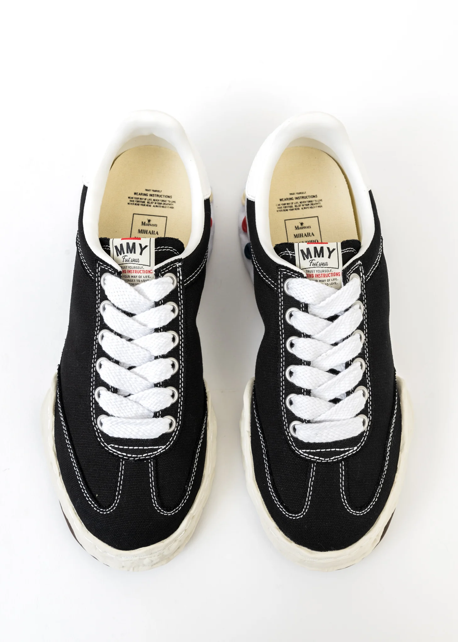 Black Original Sole Canvas Low-Top Sneaker (HARBIE LOW) - Image 4