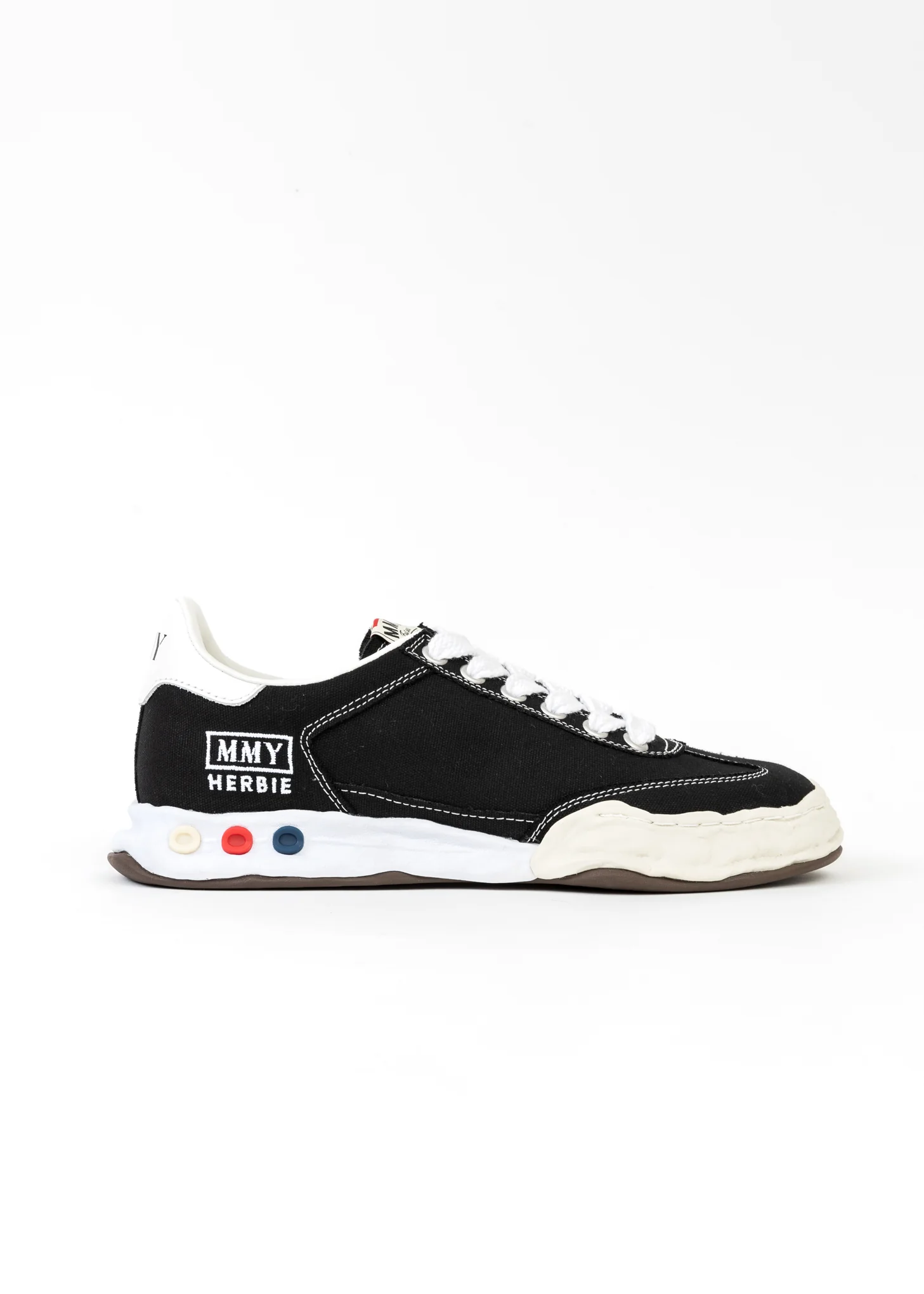Black Original Sole Canvas Low-Top Sneaker (HARBIE LOW) - Image 6