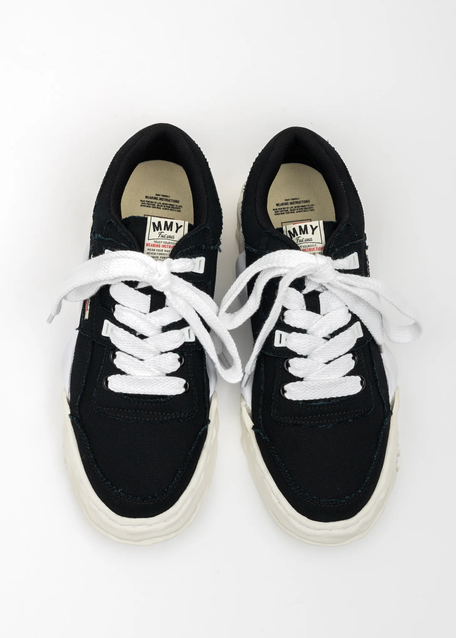 Black OG Sole Canvas Low-Top Sneaker (PARKER) - Image 3