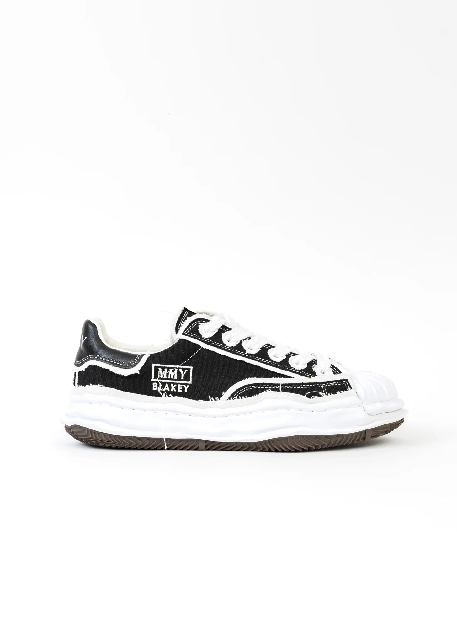 Black Original Sole Double-Layered Canvas Low-Top Sneaker (BLAKEY LOW) - Image 6