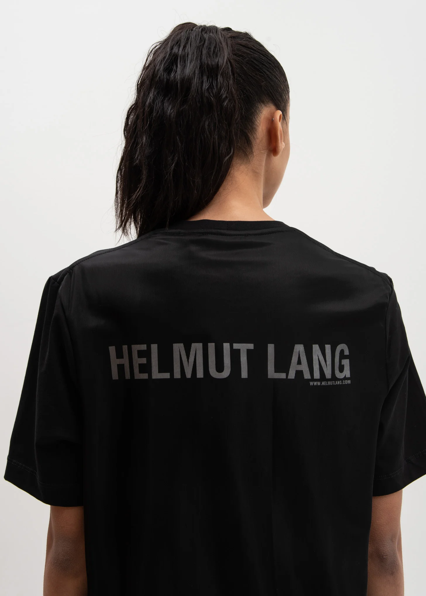 Black Overlay Logo T-Shirt - Image 3