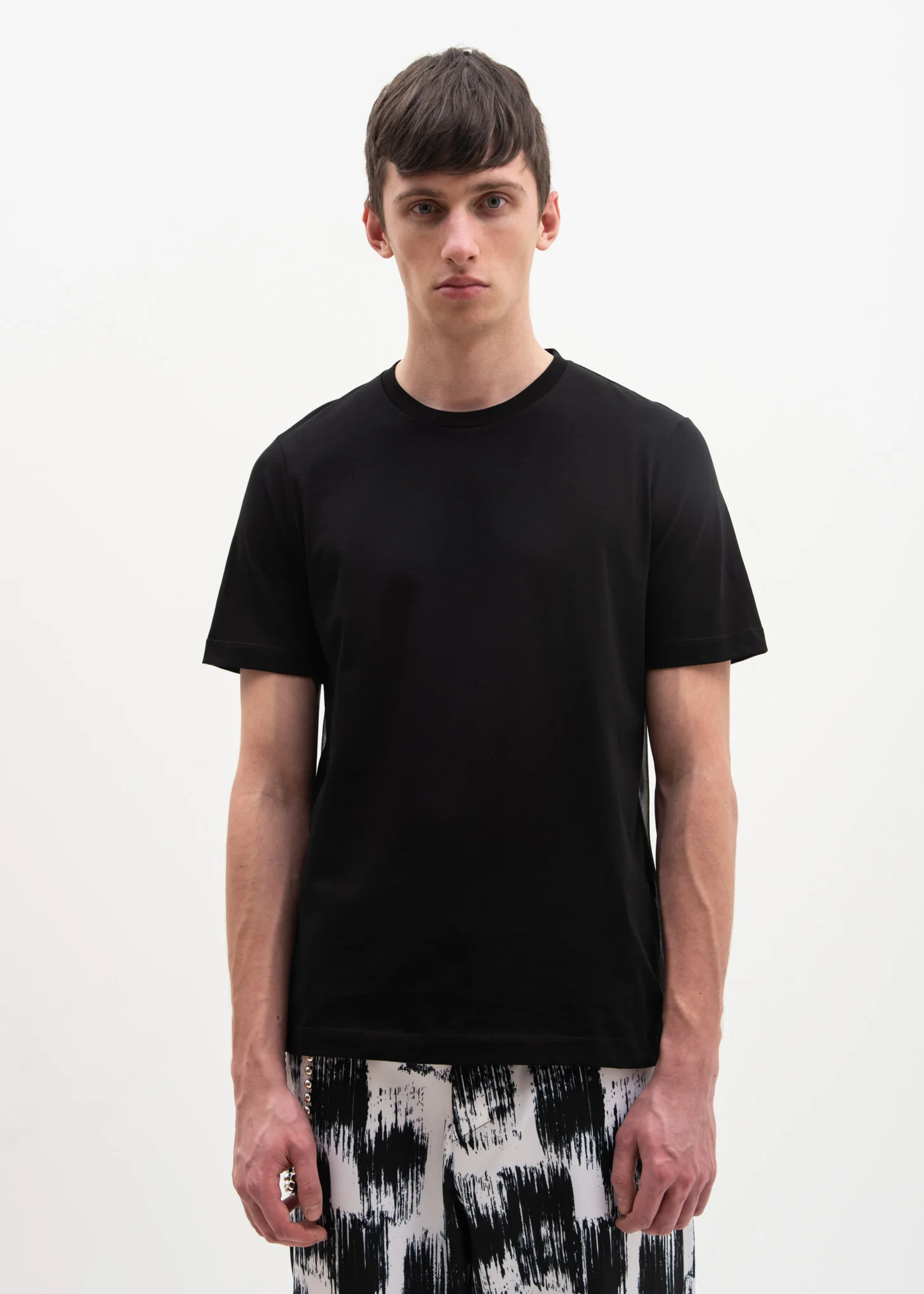 Black Overlay Logo T-Shirt - Image 2