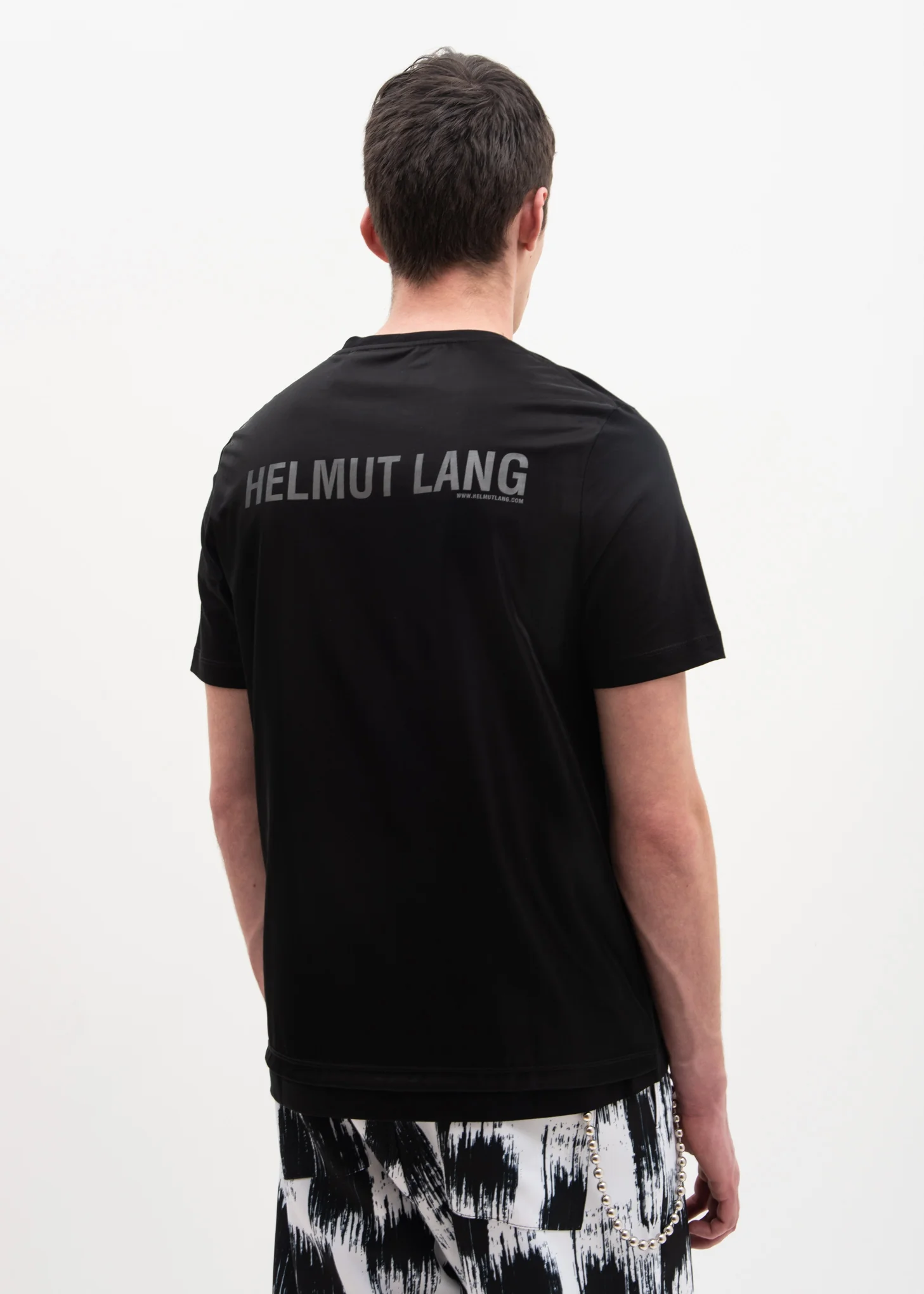 Black Overlay Logo T-Shirt - Image 3