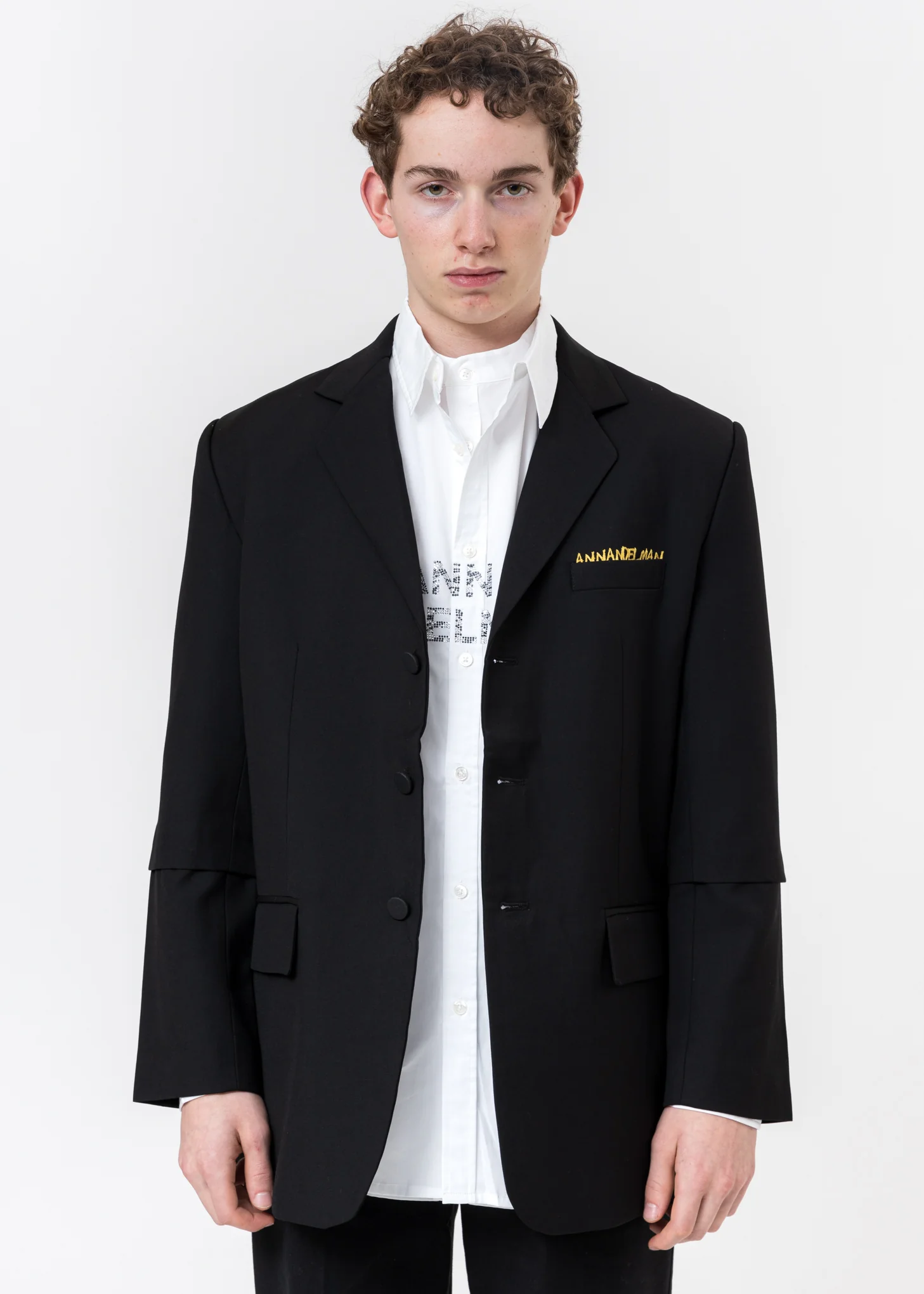 Black Oversized Blazer - Image 3
