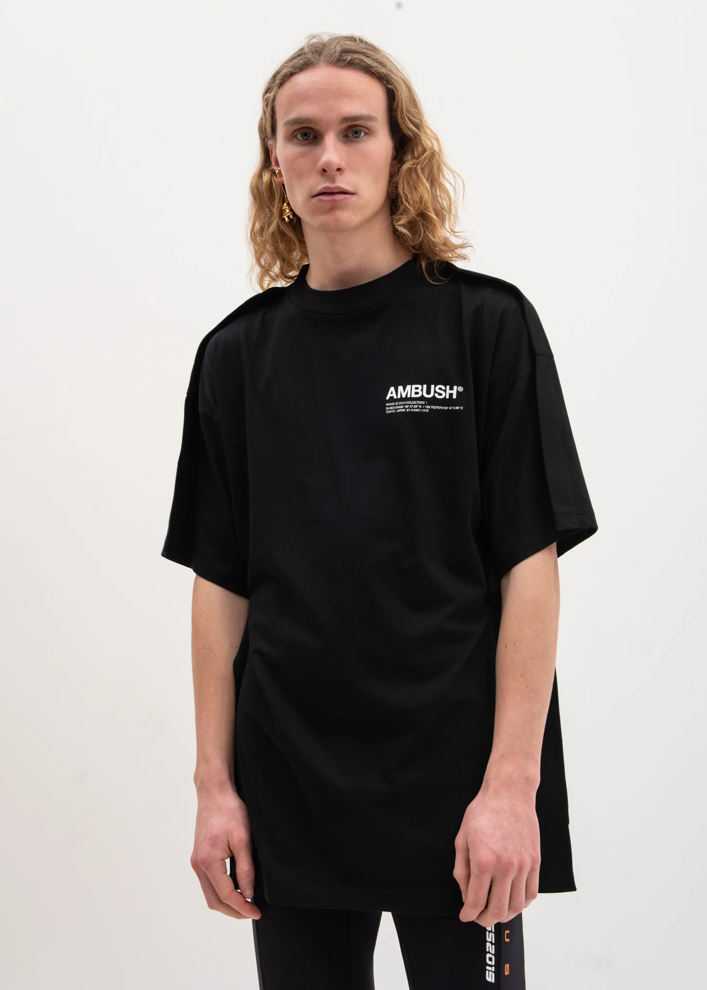 Black Oversized Fin T-Shirt