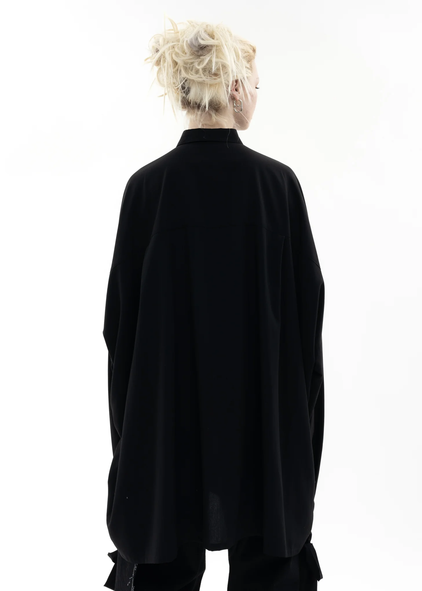 Black Oversized Patch Shirts Artwork by TREVOR BROWN - Image 5