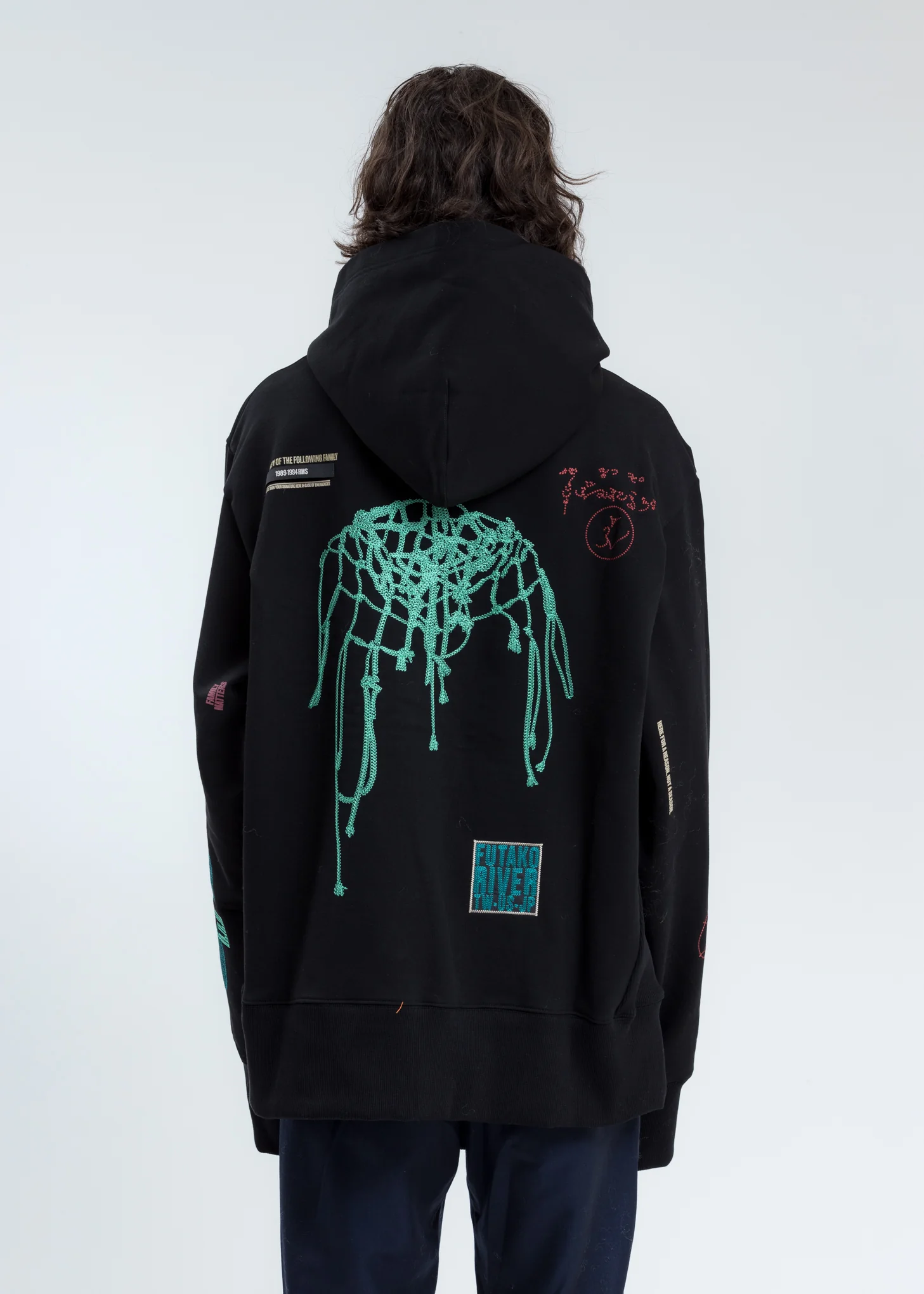 Black Oversized Sava Hoodie - Image 4