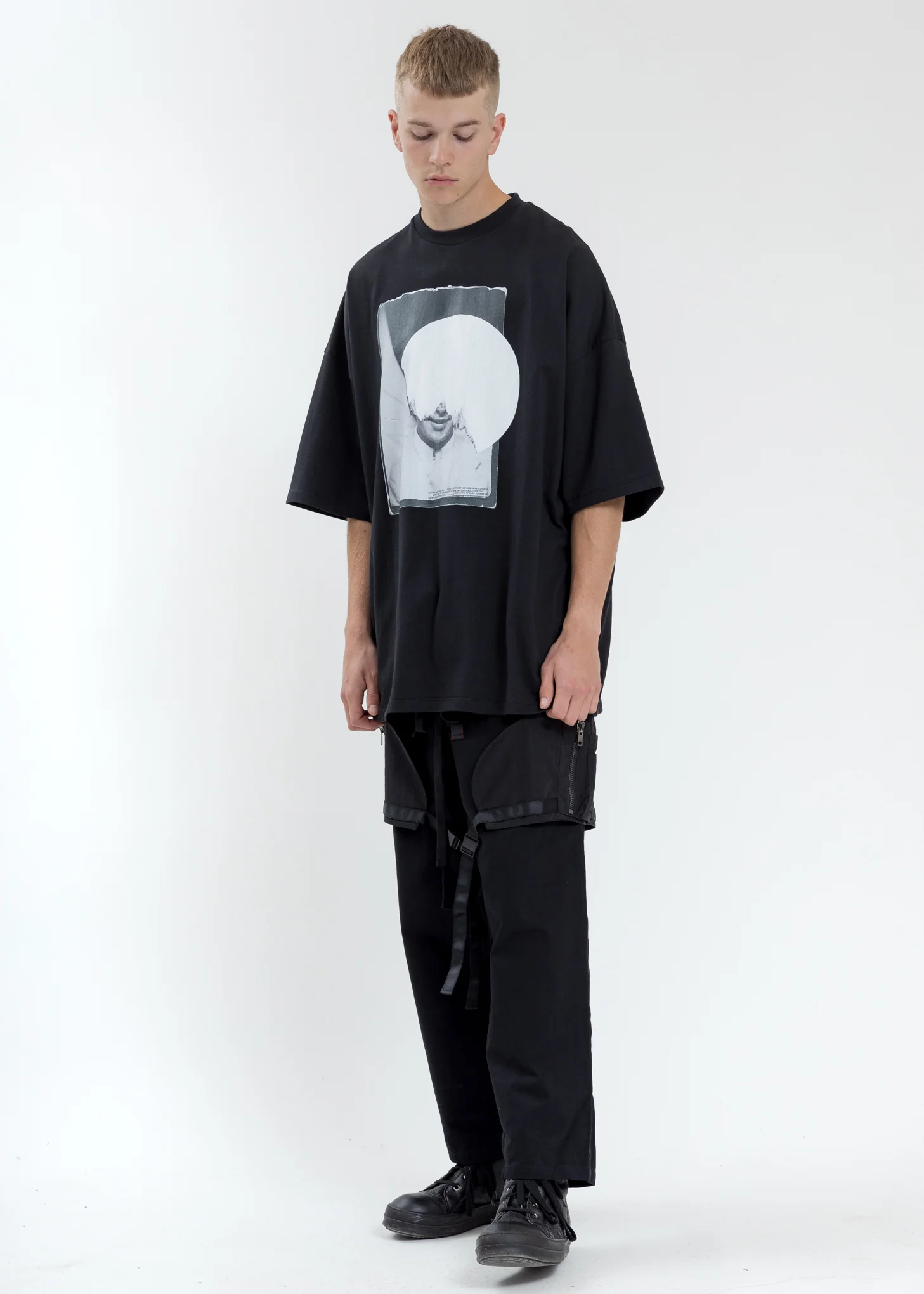 Black Oversized T-Shirt - Image 7