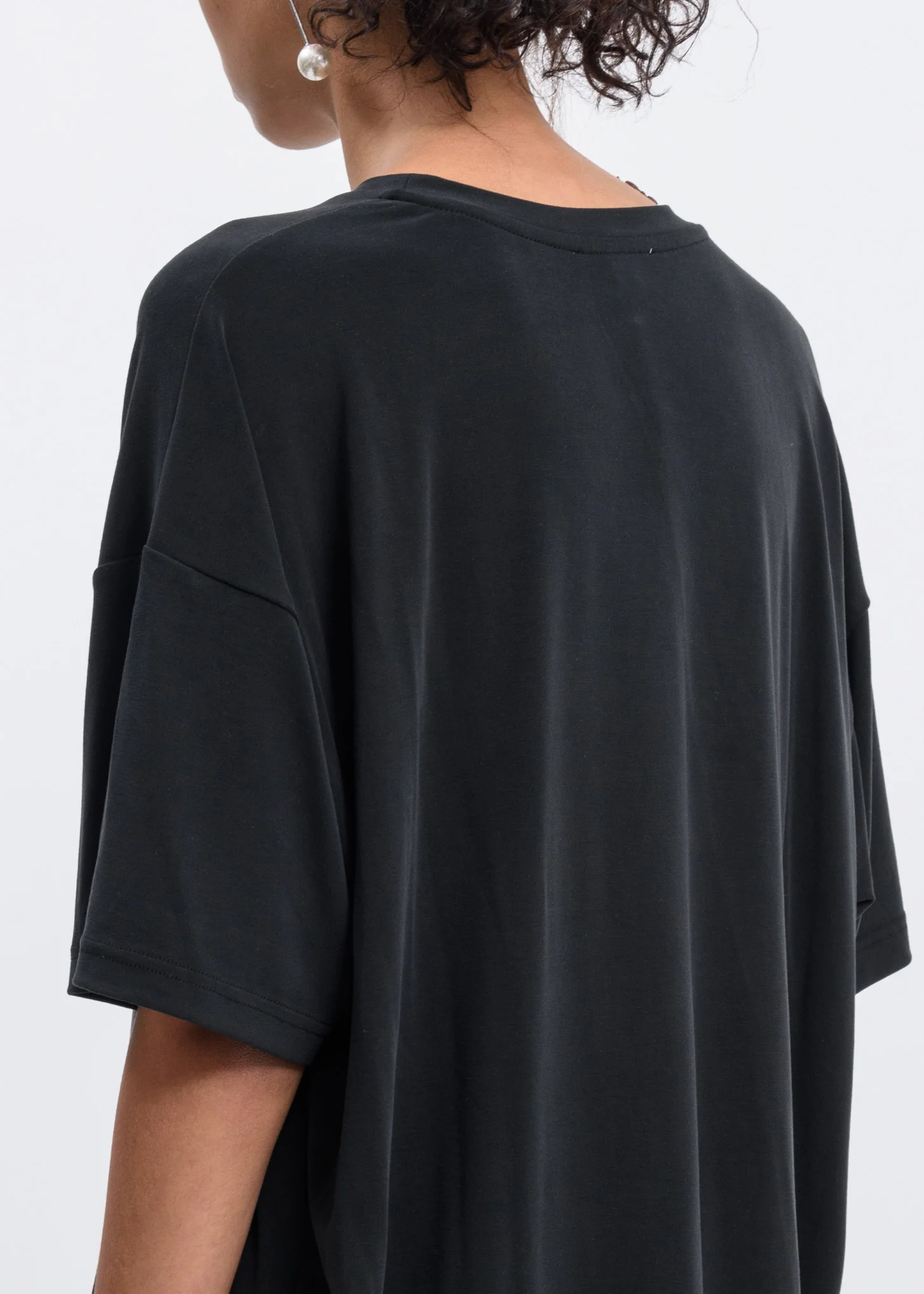 Black Oversized we11done T-Shirt - Image 5