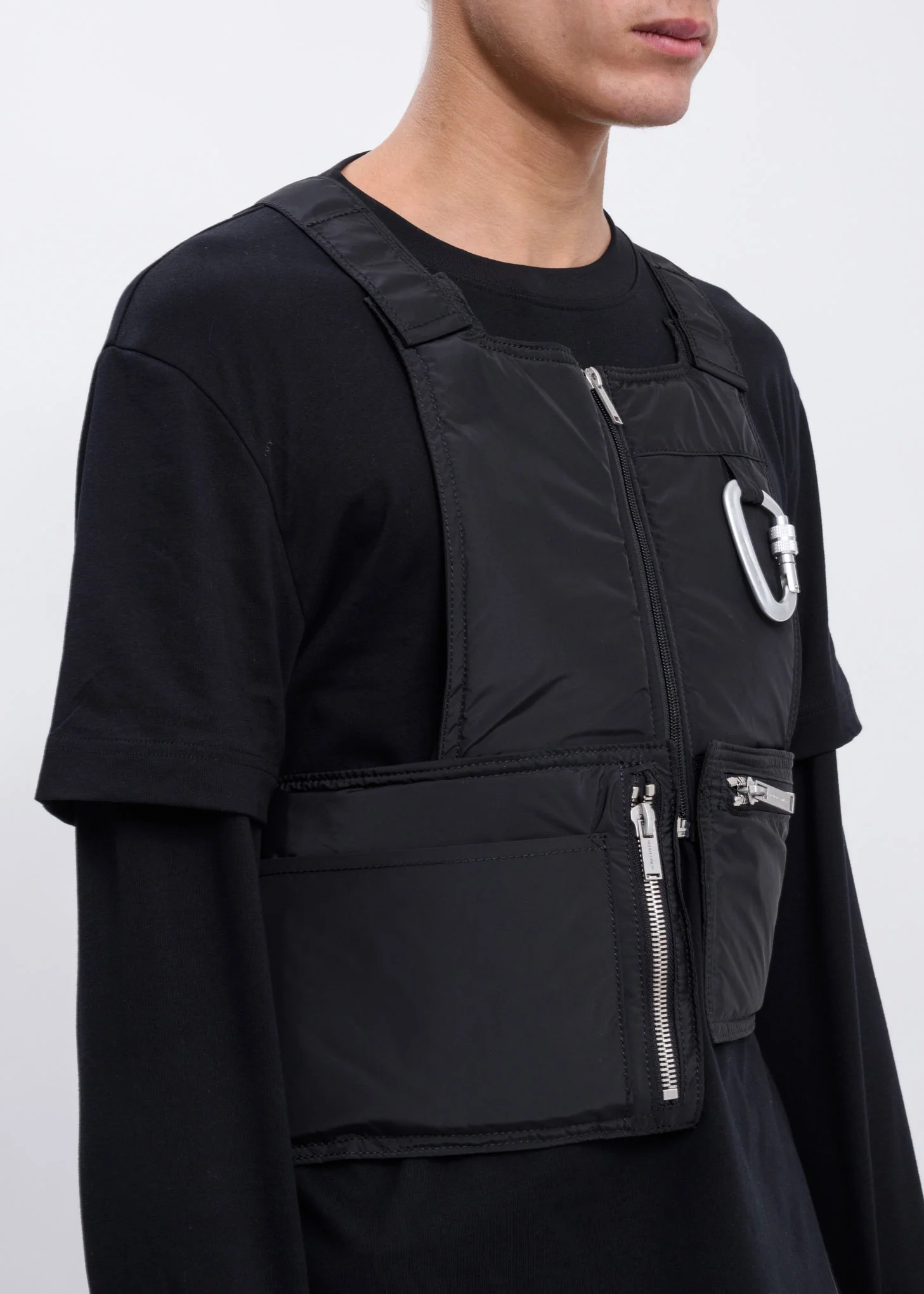 Black Padded Vest - Image 3