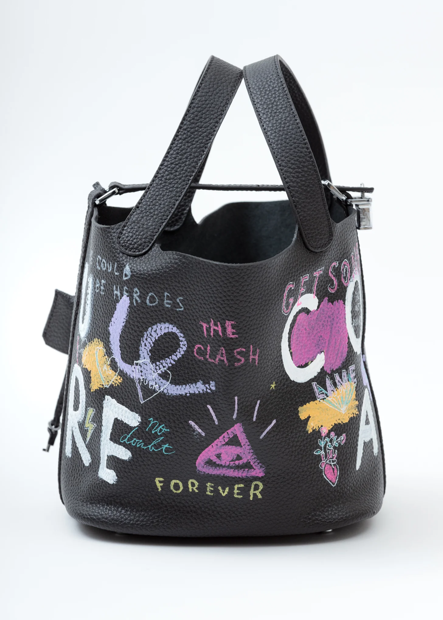 Black Paint Cube Bag (Large) - PREORDER - Image 3