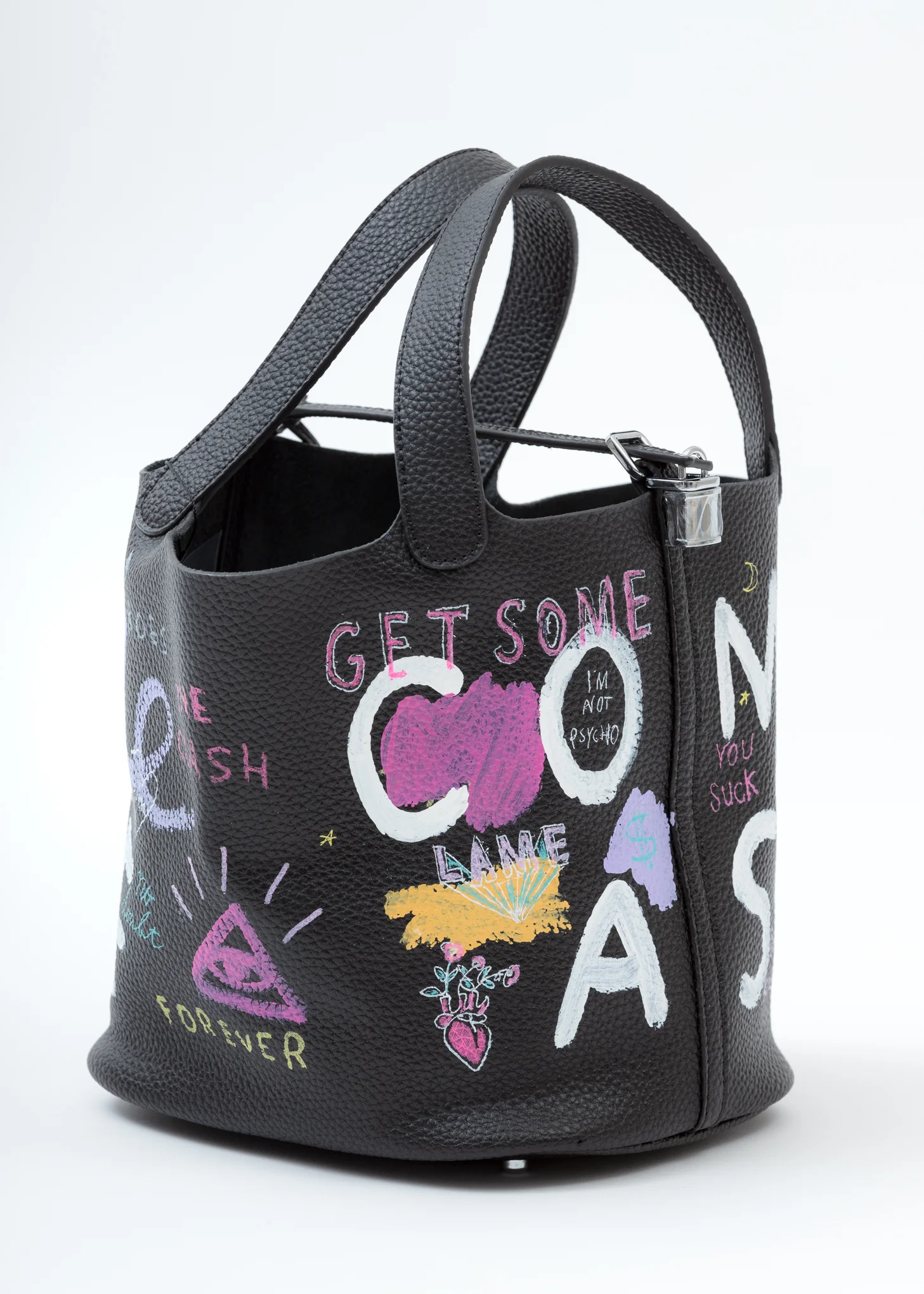 Black Paint Cube Bag (Large) - PREORDER - Image 4