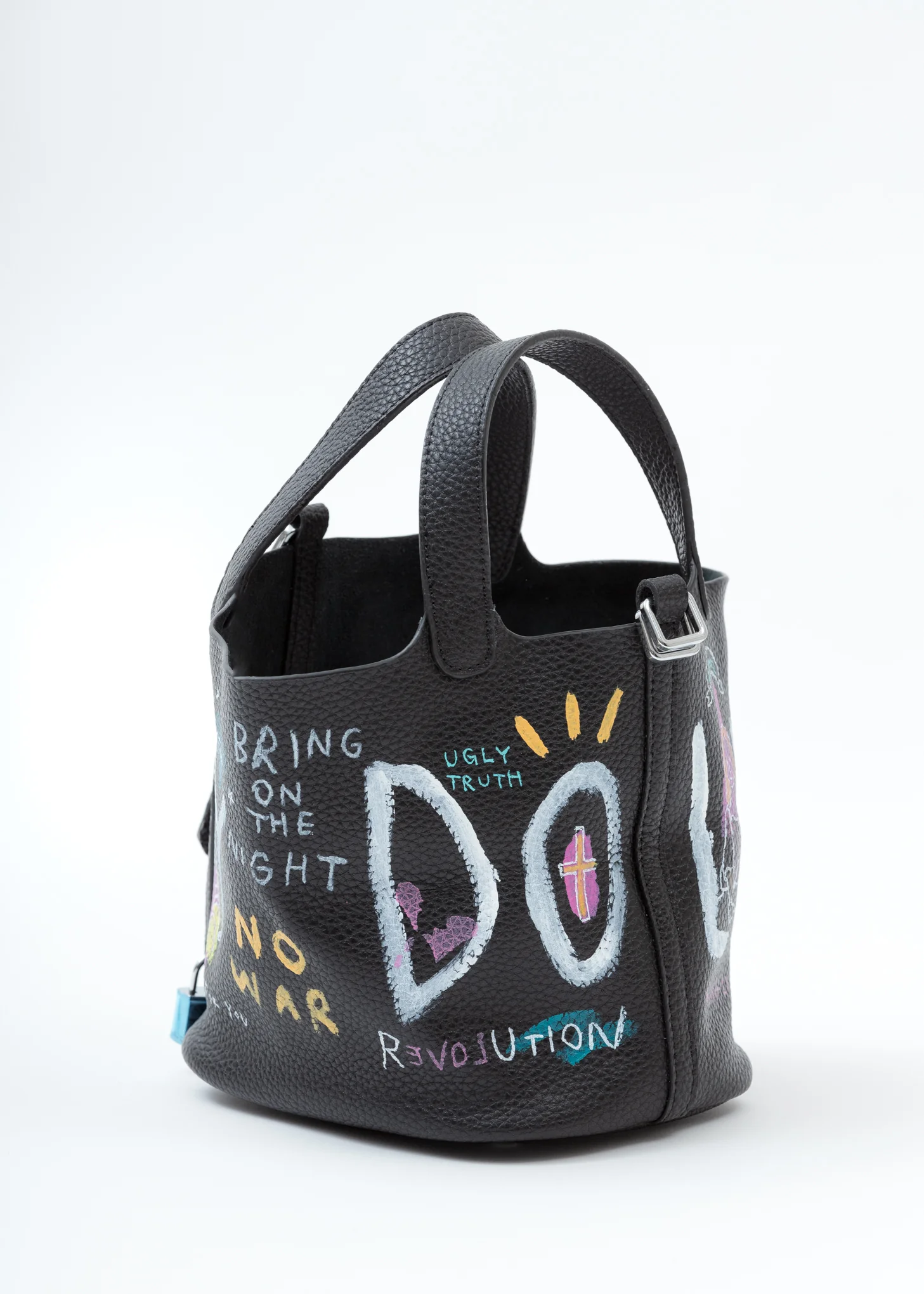 Black Paint Cube Bag (Small) - PREORDER - Image 3