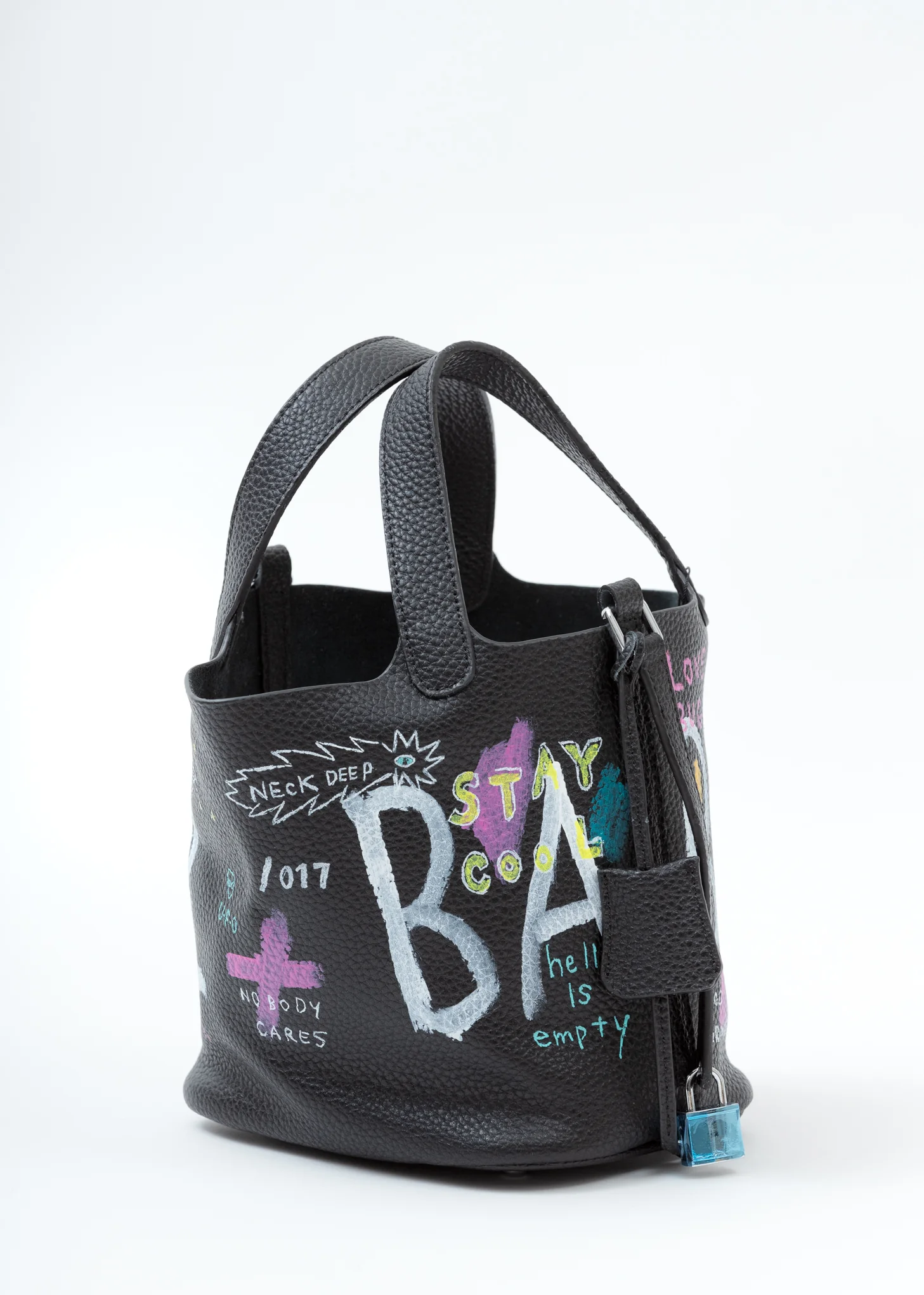 Black Paint Cube Bag (Small) - PREORDER - Image 4