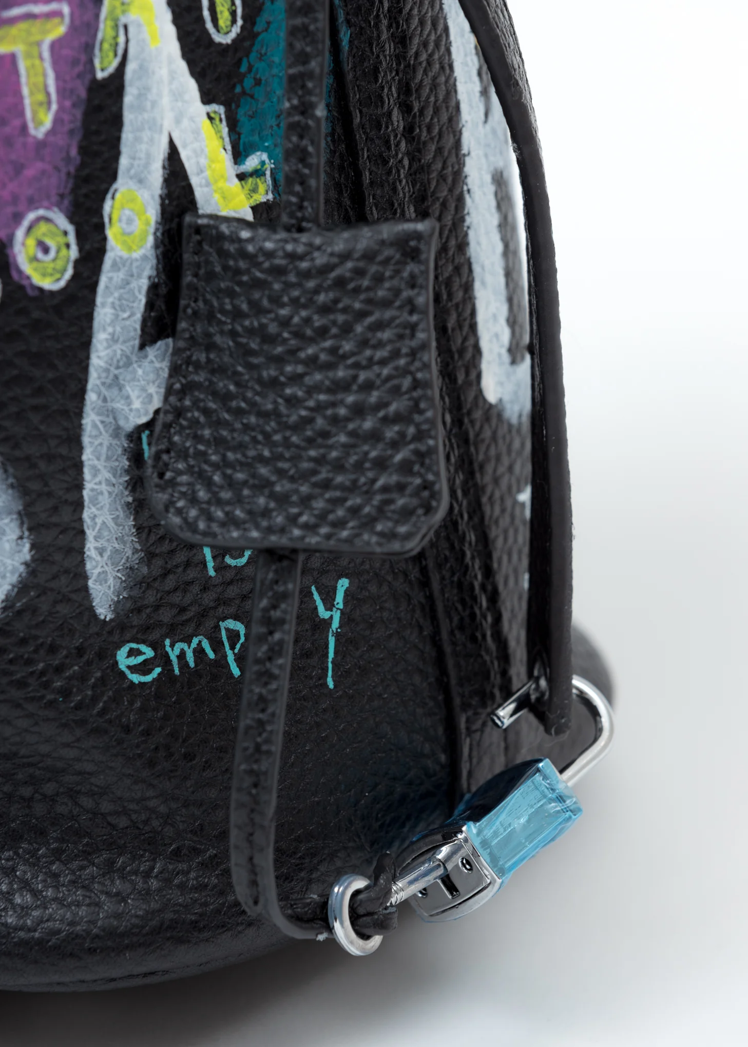 Black Paint Cube Bag (Small) - PREORDER - Image 5