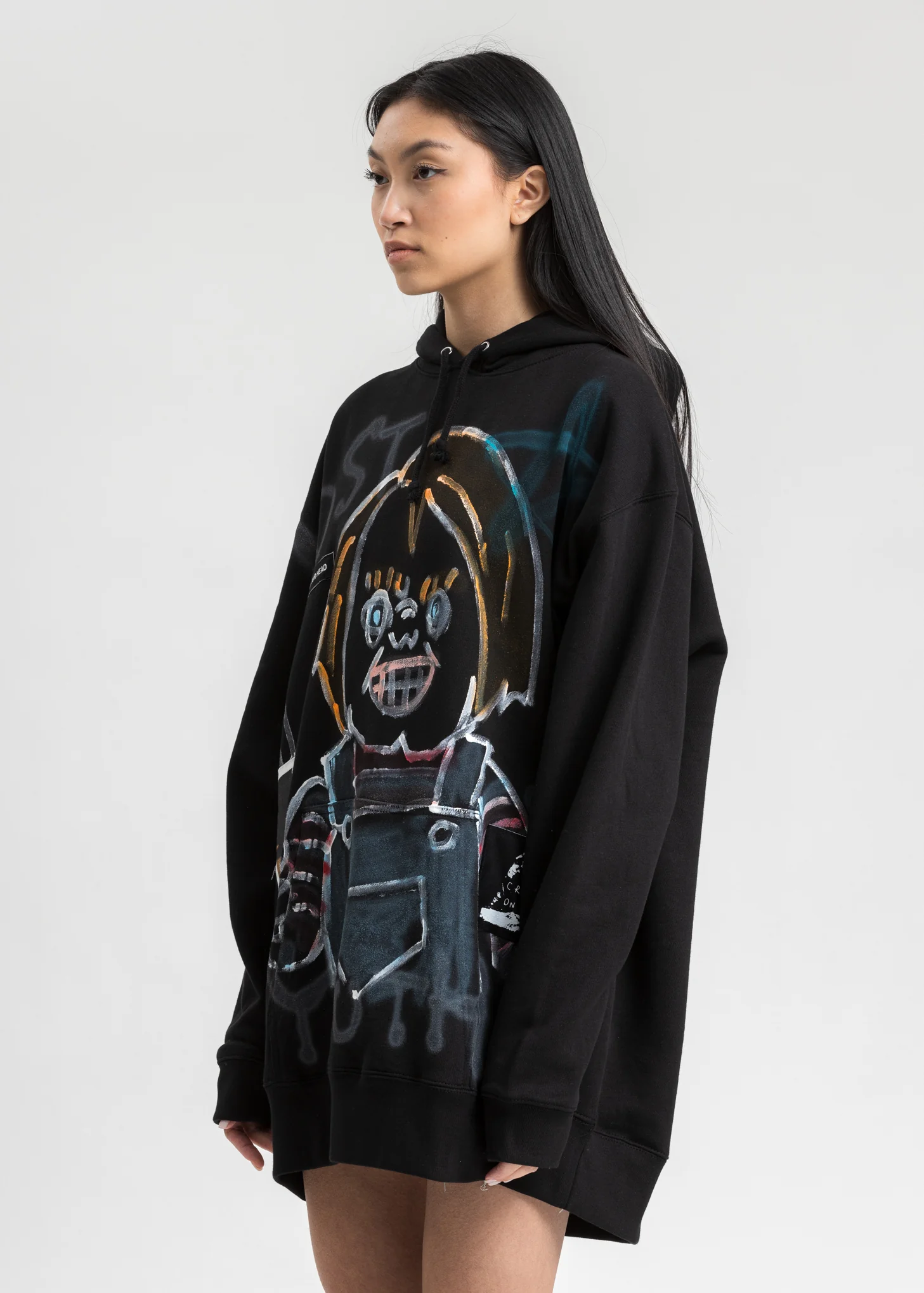 Black Paint Hoodie (Child's Play) - Image 2