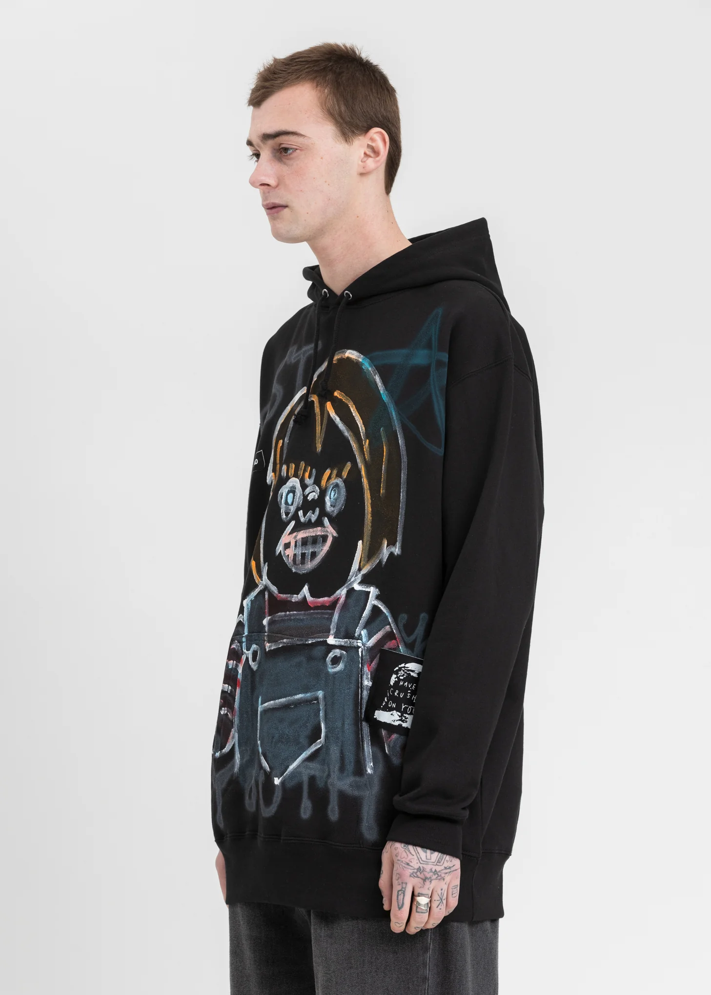 Black Paint Hoodie (Child's Play) - Image 2