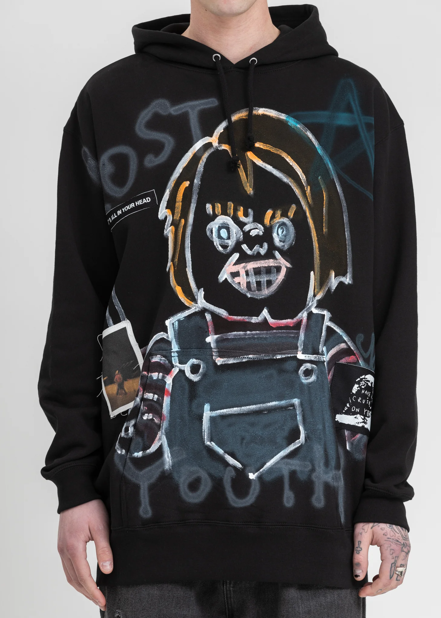 Black Paint Hoodie (Child's Play) - Image 4
