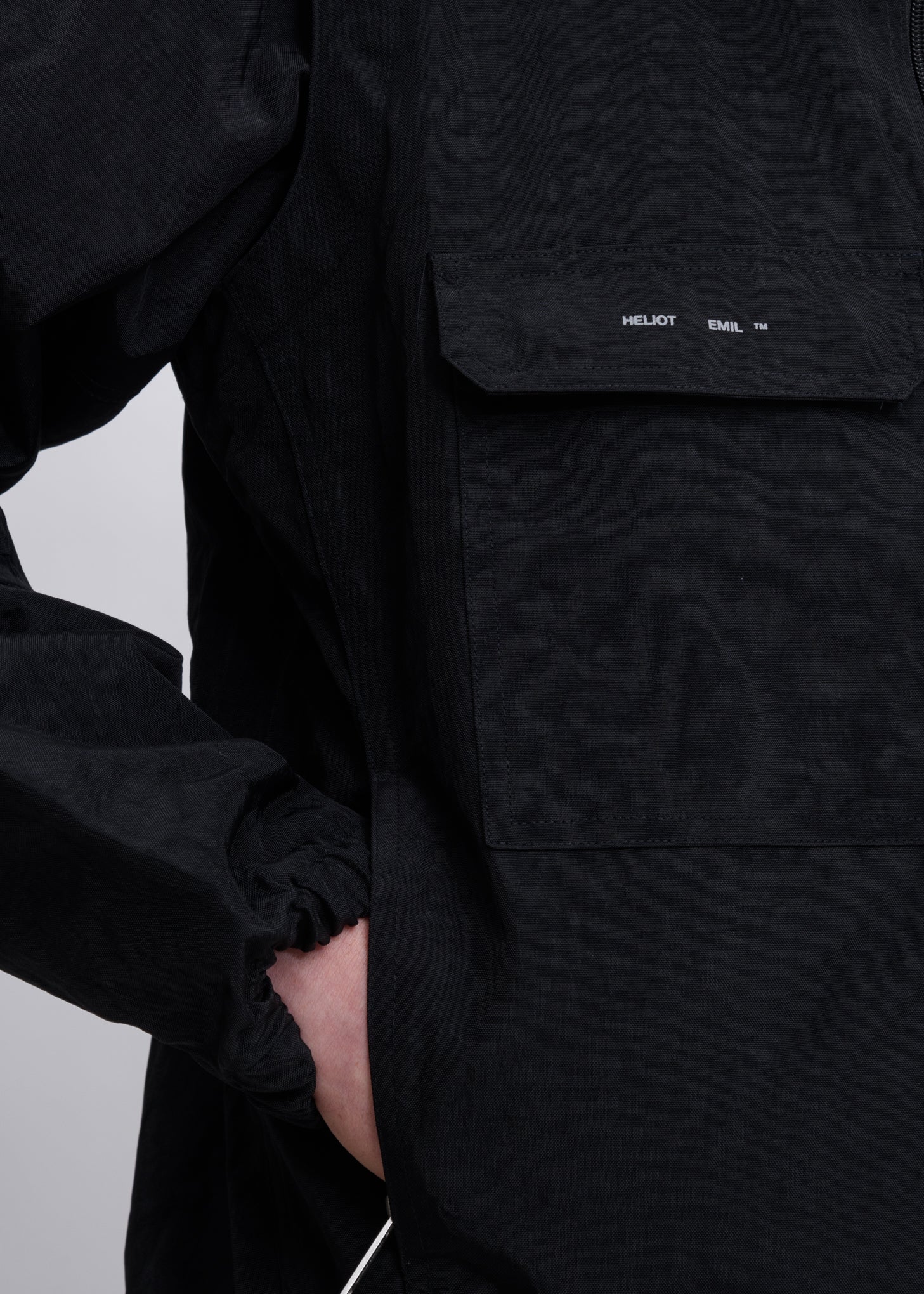Black Panel Hooded Jacket - Image 5