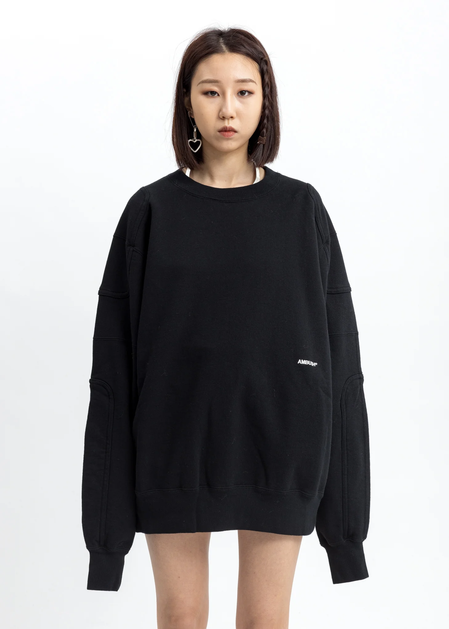 Black Panel Sweater