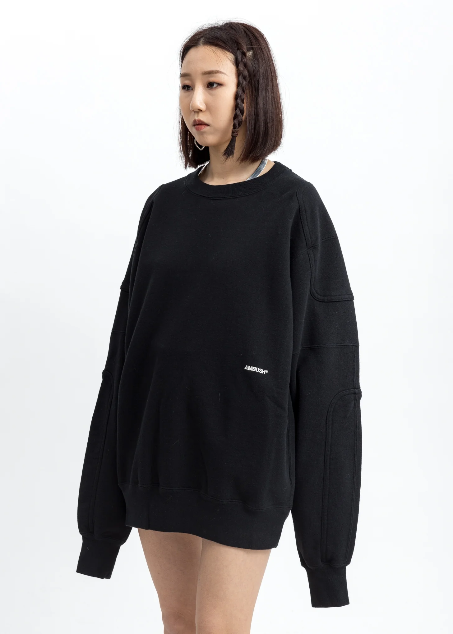 Black Panel Sweater - Image 2