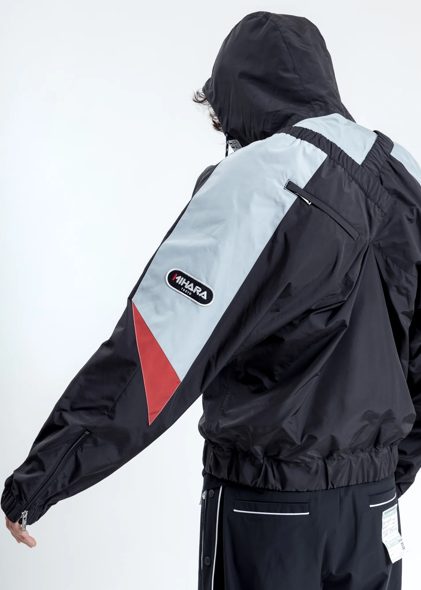 Black Pants Sleeve Military Jacket - Image 2