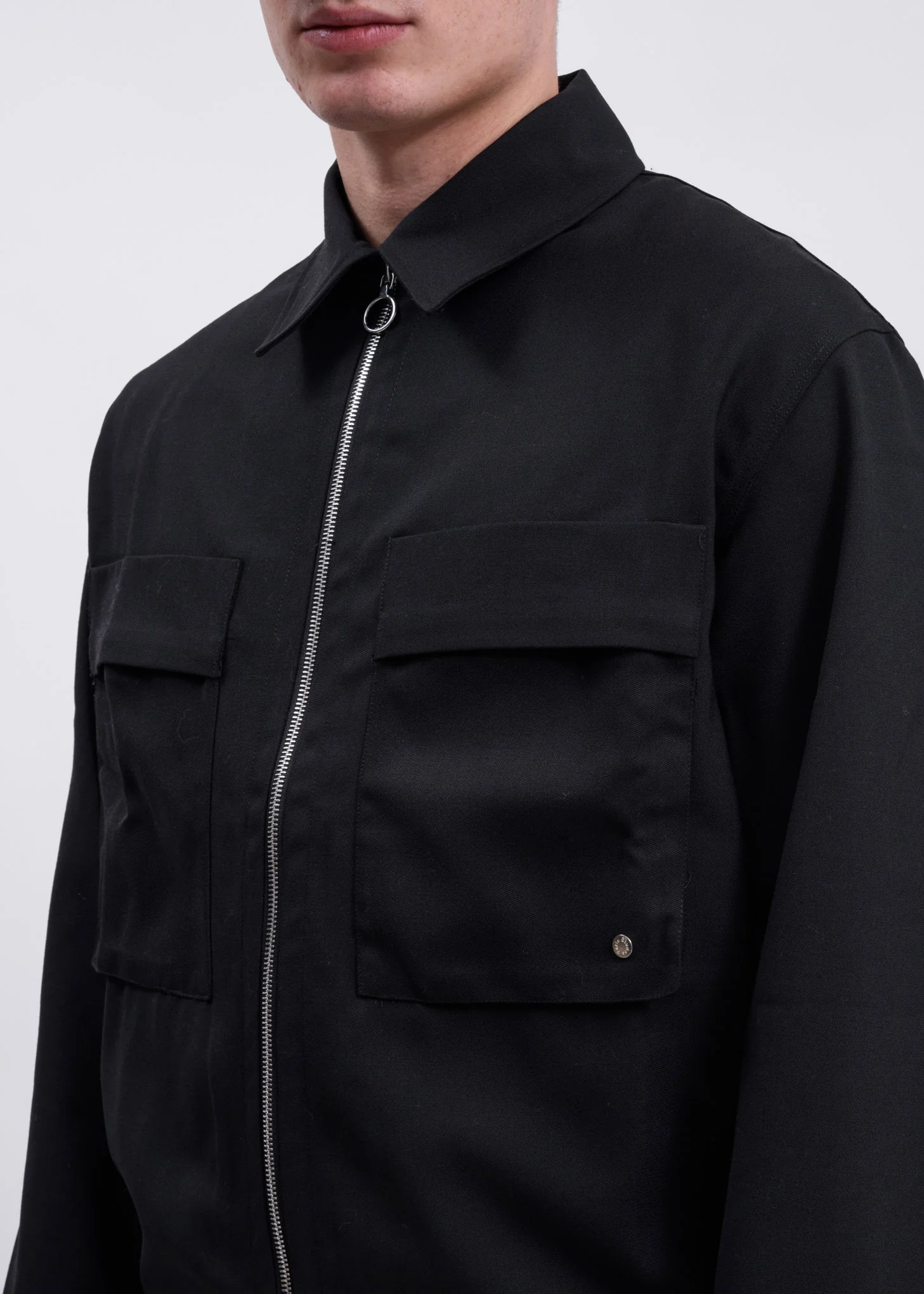 Black Park Wool Shirt - Image 3