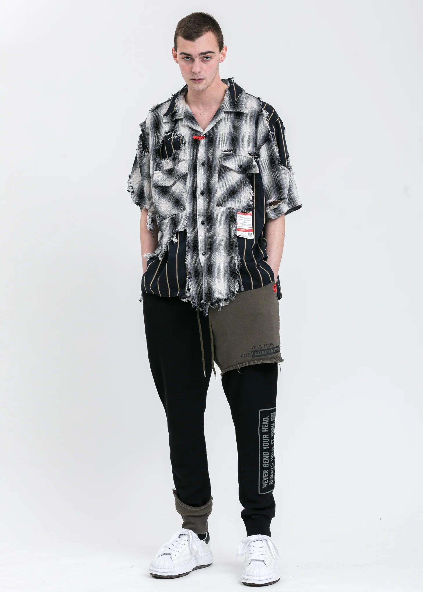 Black Partly Double Pants - Image 5