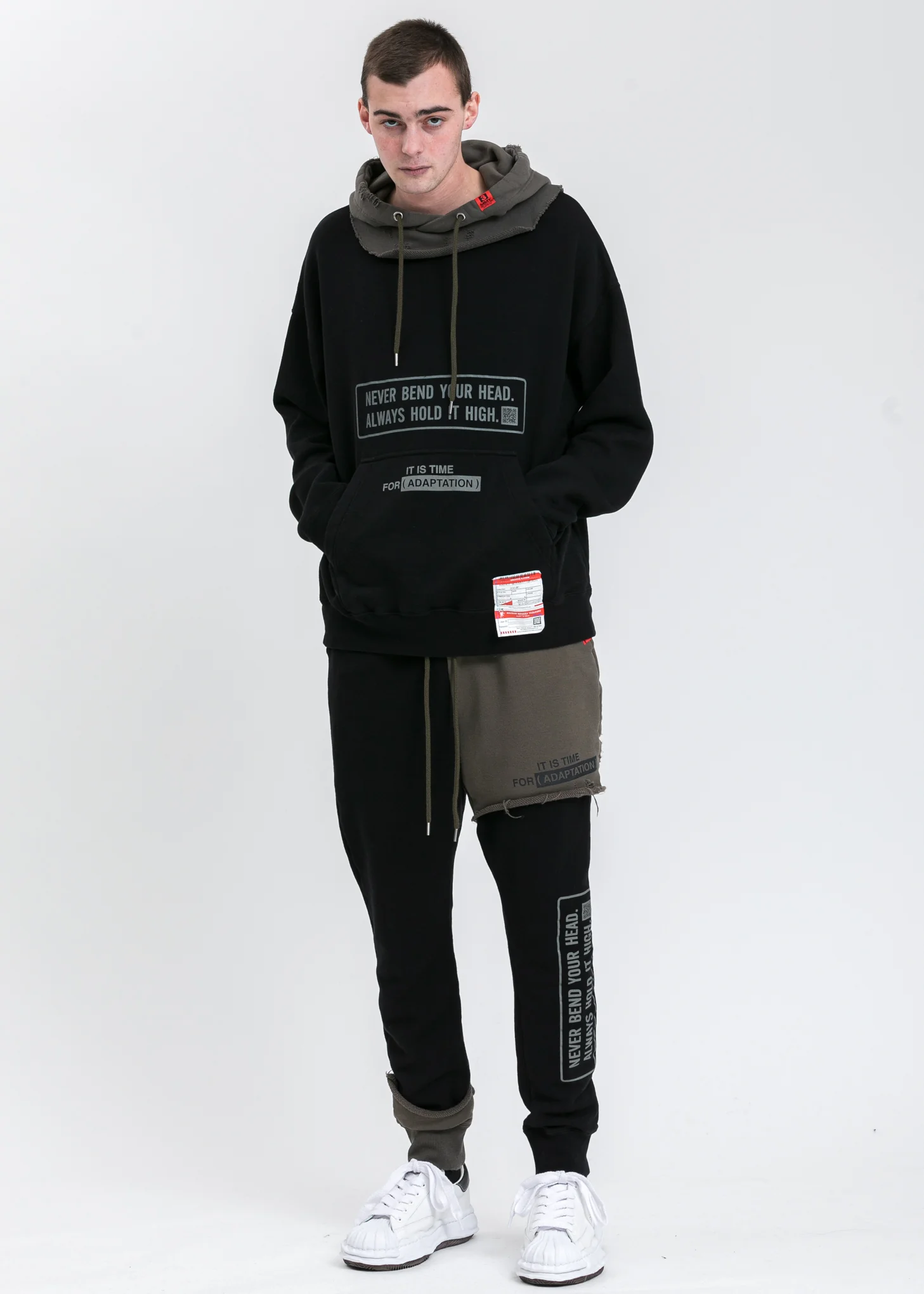 Black Partly Double Pants - Image 6