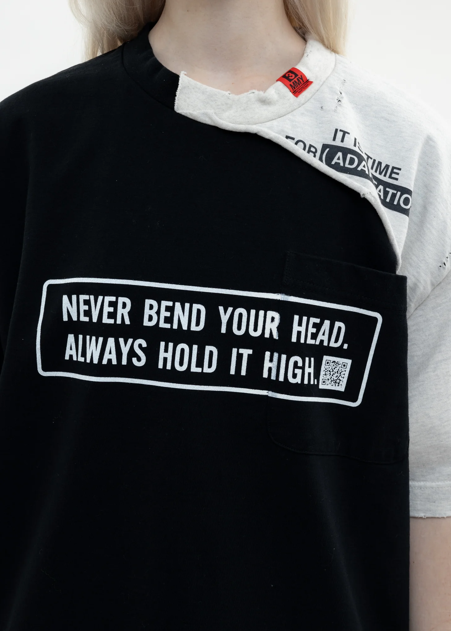 Black Partly Double T-Shirt - Image 4