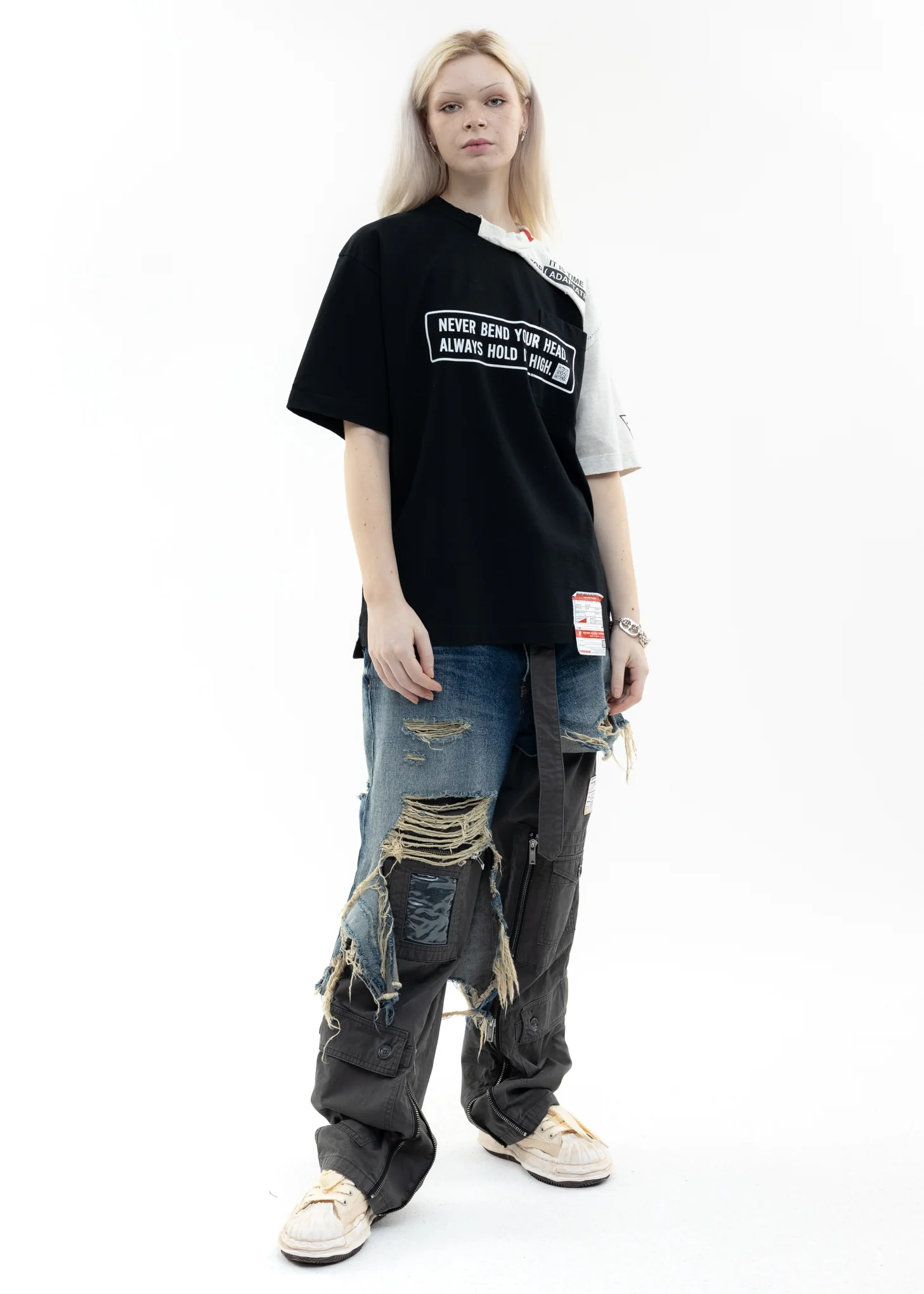 Black Partly Double T-Shirt - Image 7