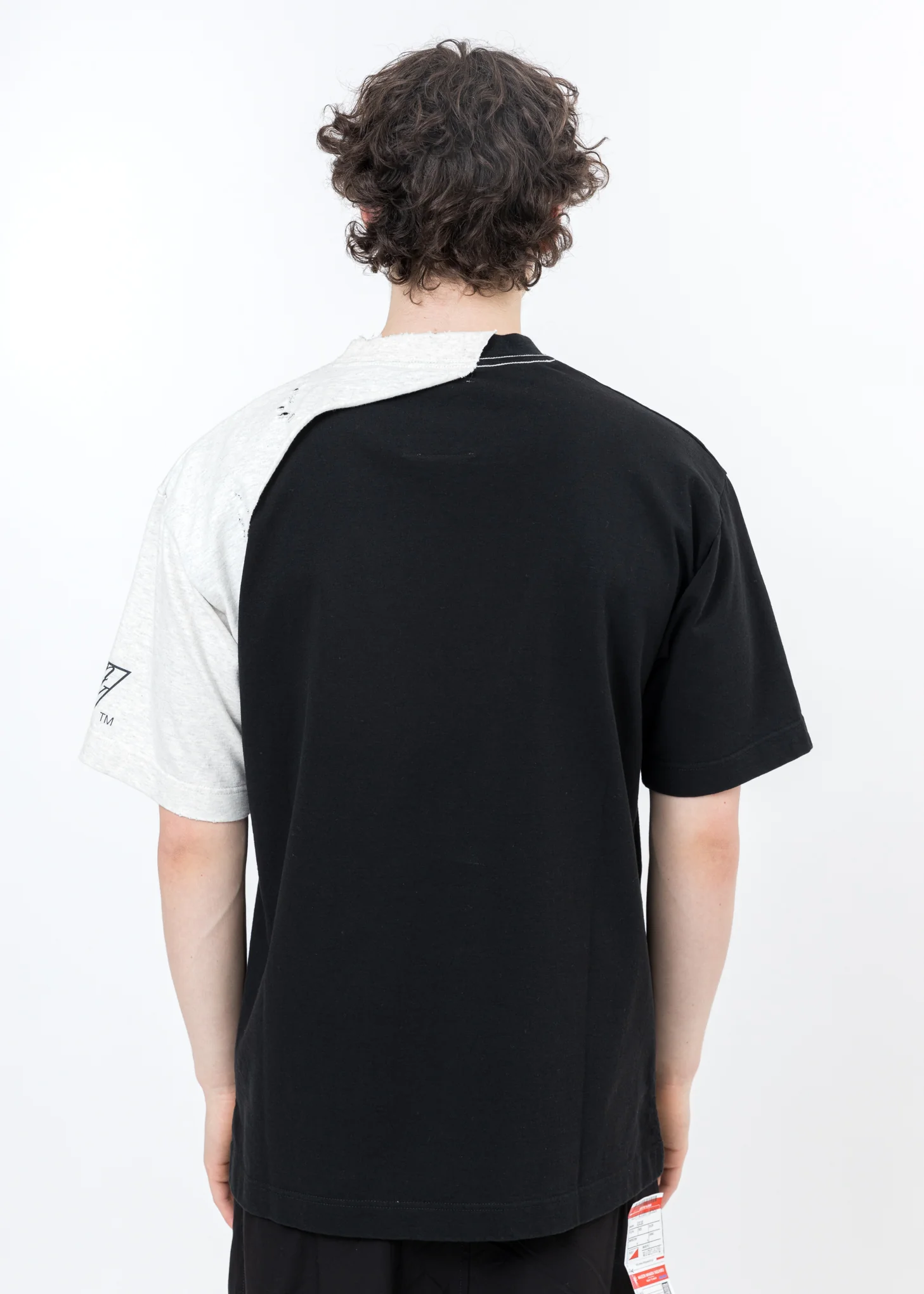 Black Partly Double T-Shirt - Image 4