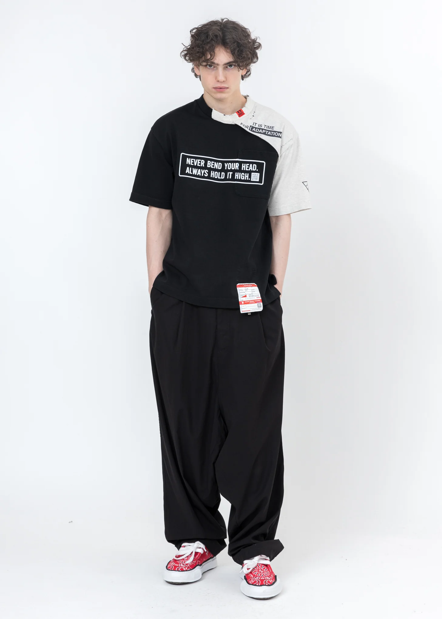 Black Partly Double T-Shirt - Image 5