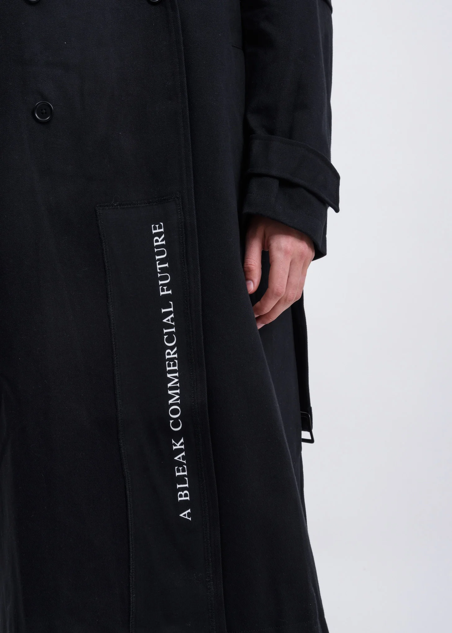 Black Patch Iconic Trench Coat - Image 6