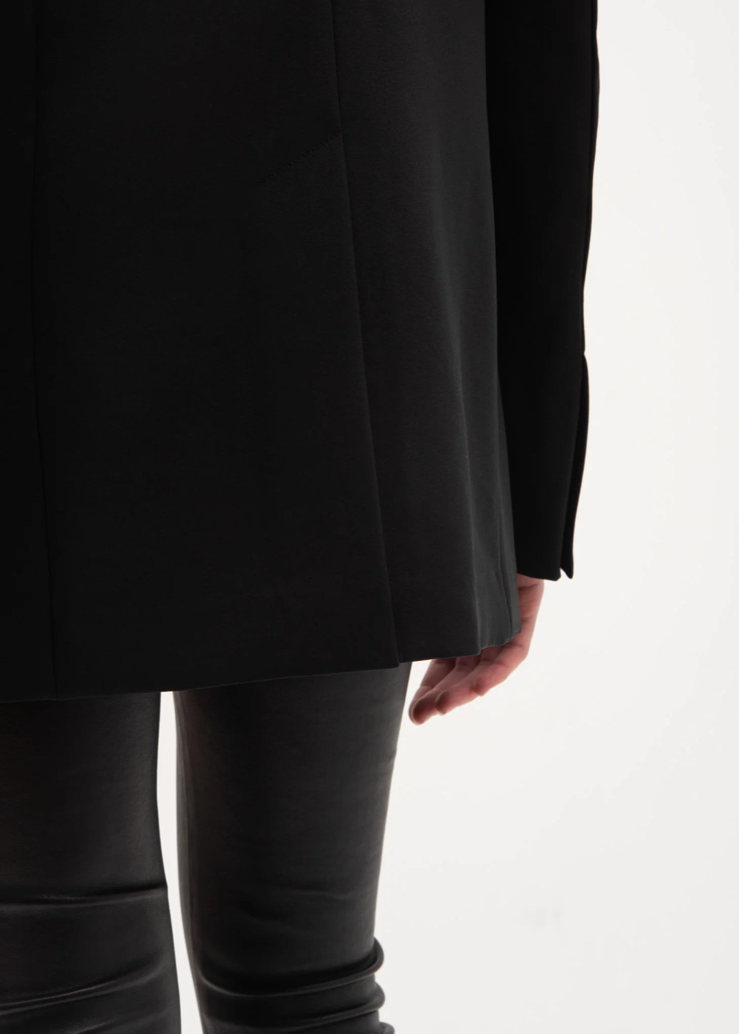 Black Peak Lapel Blazer - Image 4