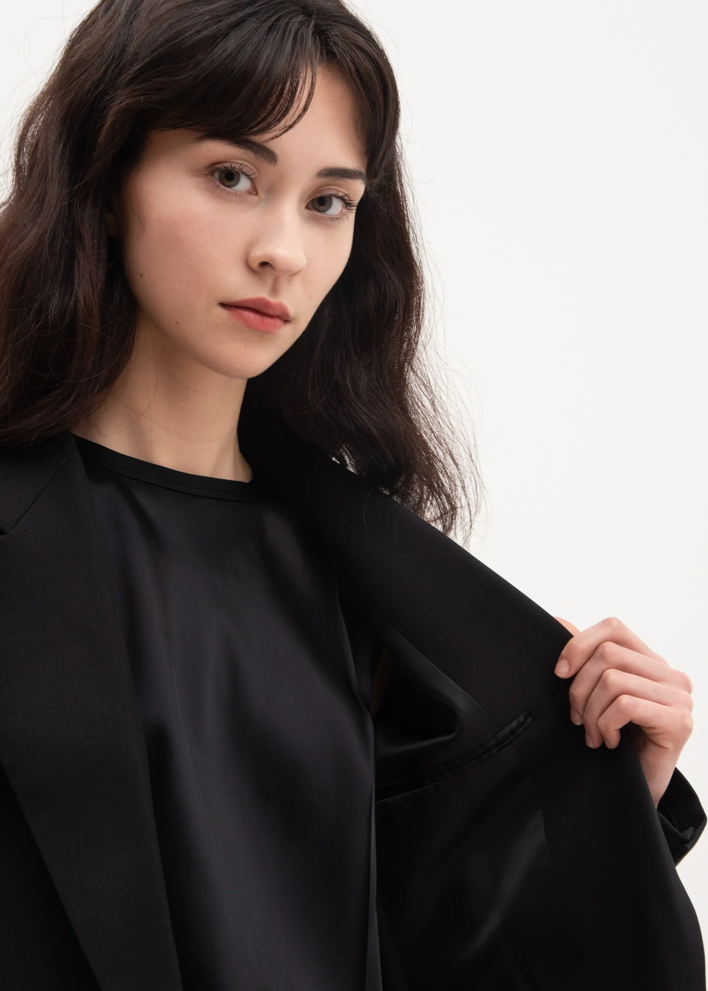 Black Peak Lapel Blazer - Image 5