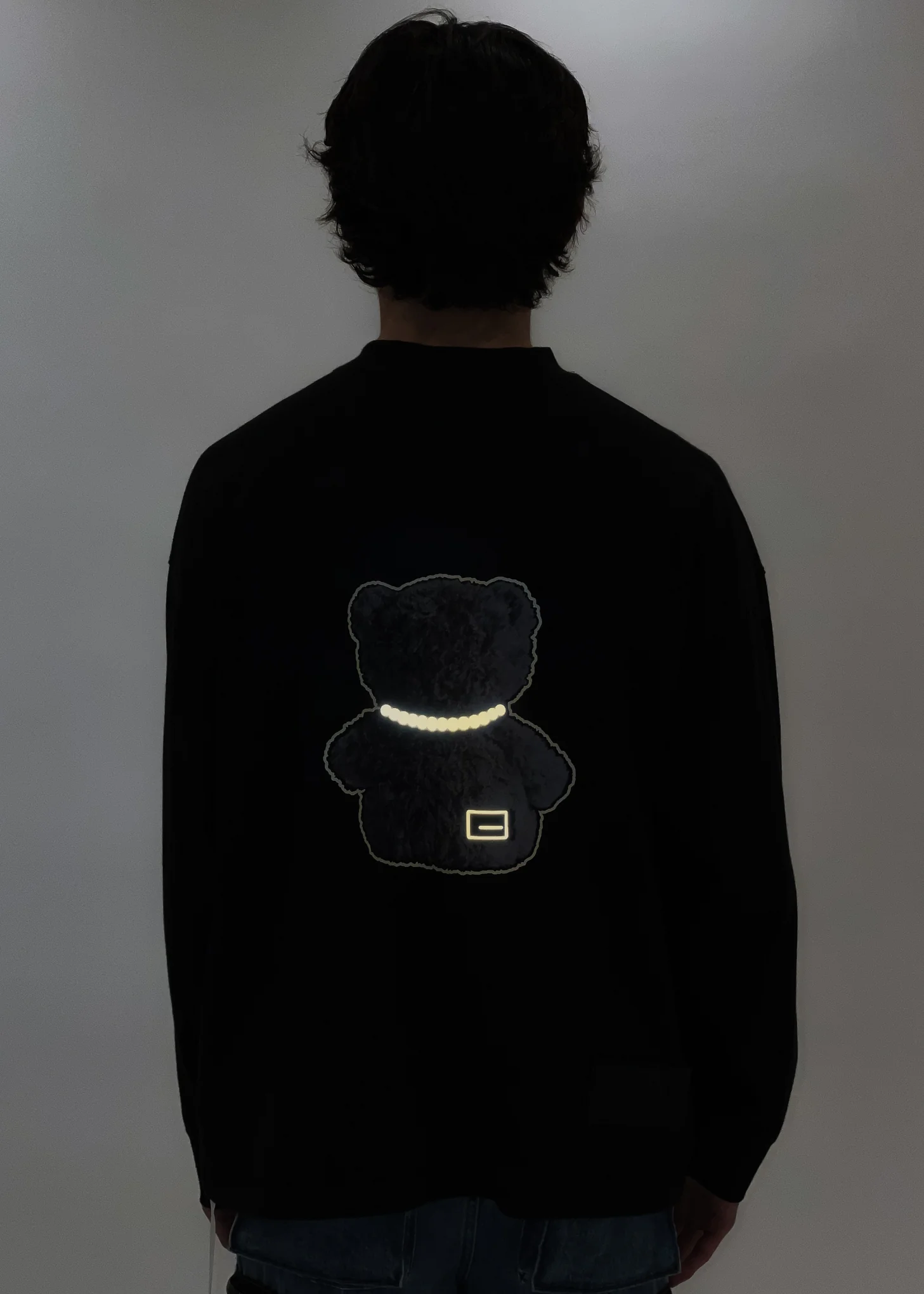 Black Pearl Necklace Teddy Long Sleeve (Reflect) - Image 3